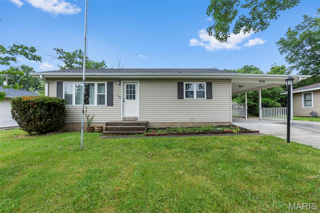 Welcome to this charming and move-in ready 2-bedroom, 1-bath ranch home featuring tasteful updates throughout! The kitchen comes equipped with newer appliances, all less than 3 years old, offering modern convenience and style. Enjoy comfortable single-level living with a functional layout and plenty of natural light. Step outside to a fully fenced backyard that's perfect for pets, entertaining, gardening, or relaxing in your own private outdoor space. Other notable features are a new water heater, new plumbing, new electrical main, new flooring in the finished area of the basement and a new side door on the main level. This sweet home is a great opportunity for first-time buyers, downsizers, or anyone looking for an updated home with low-maintenance living!