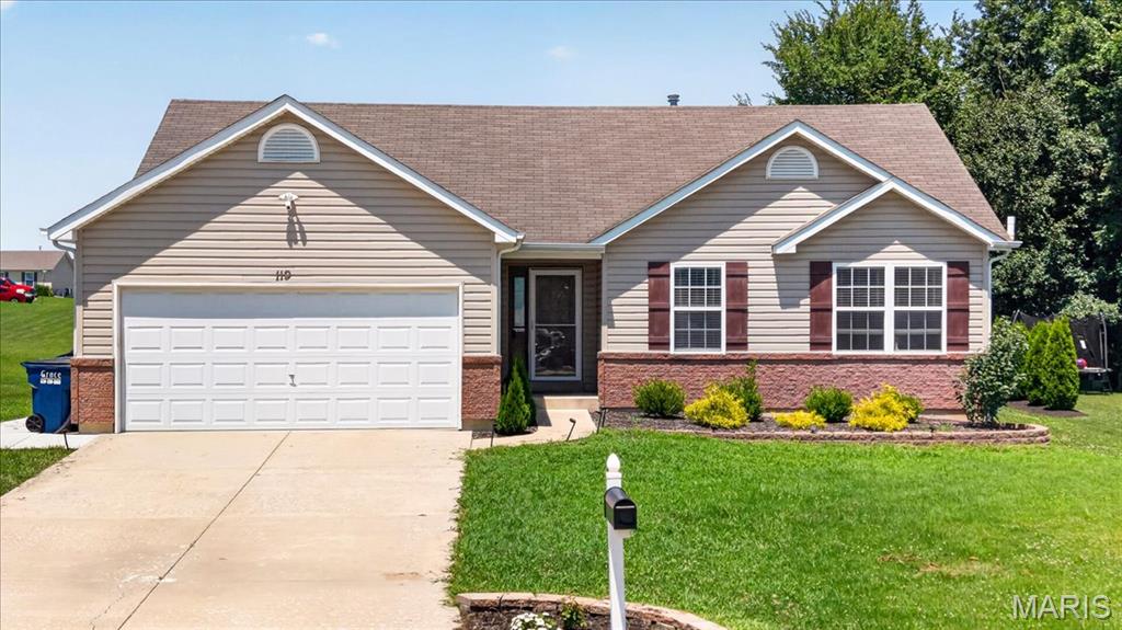 Welcome home to this inviting 3-bedroom, 2 full bathroom ranch-style home that offers comfort, convenience, and plenty of potential. The spacious primary suite features a private en suite bath, and the thoughtful main floor layout includes a cozy living room with a gas fireplace, main floor laundry, a nicely sized pantry, and convenient access to the home through the attached 2-car garage.
The newly finished basement provides valuable additional living space and includes the potential for a bonus bedroom, home office, gym, or flex area to suit your needs. Rough-in bath to continue to build that equity and can be easily finished!
Outside, you’ll appreciate the large level lot, paved driveway, and ample parking with both driveway and accessible street parking available.
The backyard is a standout feature with raised garden boxes that are currently growing tomatoes, basil, marigolds & many perennial flowers.  With a spacious patio that is perfect for entertaining, relaxing, or enjoying the outdoor space. Many functional features and possibilities, this home is ready for you to make it your own!