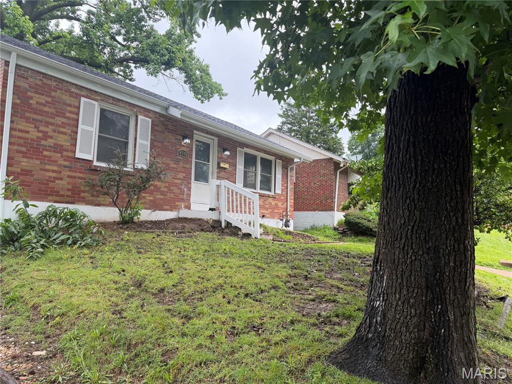 Completely renovated and move-in ready! This beautifully updated 3-bedroom, 1-bath home offers approximately 850 sq. ft. of finished living space and is situated on a quiet cul-de-sac in Northwoods. Enjoy peace of mind with all the major updates already completed, including a new roof, gutters, HVAC system, furnace, plumbing, electrical, and ventilation system. Refinished hardwood floors add warmth and character throughout the home. The full unfinished basement provides excellent storage or the opportunity to add additional living space. Outside, you'll find a fully fenced backyard, perfect for pets, entertaining, or relaxing. Conveniently located just minutes from Highway 70, offering quick access to shopping, dining, schools, and downtown St. Louis. A perfect opportunity for first-time buyers or anyone looking for a turnkey home with modern updates at an affordable price.