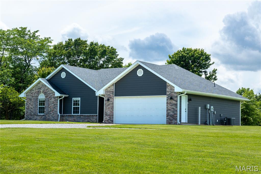 Well - maintained 3 bedroom 2 bathroom home situated on 2.5 acres in Hallsville School District. Conveniently located minutes from Columbia with an off pavement location offering a balance of privacy and accessibility. This slab home features a functional floor plan with comfortable living spaces. The spacious outdoor space offers recreation, gardening, and fruit trees in a peaceful county setting. Recent updates include new roof shingles installed in 2023, HVAC and flooring replaced in 2020, providing peace of mind for future owners.