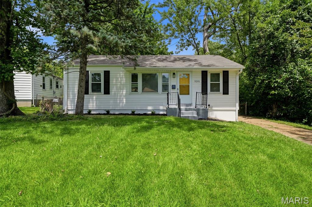 Completely updated at a great price? CHECK. Tastefully modern designs? CHECK. Finished basement, new kitchen, fenced yard? CHECK. CHECK. CHECK. 9201 Guthrie has all of that, and more!

Inside this beautifully renovated Woodson Terrace home, you'll find new luxury vinyl plank and tile flooring throughout. The living room is spacious, as well are the three bedrooms, all with great closet space. The bathroom has been updated as well. But this kitchen is the star of the show! New cabinets, quartz counters, new stainless steel appliances, a huge pantry, and even space for a table. WOW!

Head downstairs to the mostly finished basement space, perfect for entertaining or relaxing. The home also features a new electrical panel, new water heater, and lots of other updates throughout. The yard is fenced, and makes a great retreat. Don't miss this home!