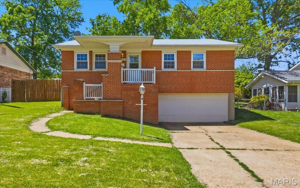 Welcome to 9745 Radio! Are you looking for a home to put your stylish, home improvement stamp on? This is the one! This brick 3 bedroom, 2 bath raised ranch style home with original hardwoods (under the carpet as well) and classic features has old-time character, charm and loads of potential for your vision to come to life! As you enter the front door from the porch at the top of the steps, you're greeted by the large living room area, that flows into the dining room and kitchen. Three bedrooms and a full bathroom round out the main floor. In the basement you'll find a partially finished basement, a full bathroom with shower, the laundry area and access to the 2-car garage. Access the shaded yard through the side door on the basement steps. There is plenty of space to enjoy family time and BBQs. This home is being sold as is, and priced to sell fast! Don't miss this one!