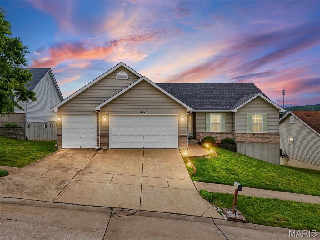 Step into this beautifully designed 3-bedroom, 2-bath ranch offering an open-concept layout filled with natural light and inviting living spaces. From the moment you enter, you'll love the soaring vaulted and cathedral ceilings that create an airy feel throughout the kitchen, great room, and spacious primary suite. The great room features a cozy gas fireplace, perfect for relaxing evenings or entertaining guests. 
The kitchen flows seamlessly into the main living areas and is highlighted by stunning cathedral ceilings, while two charming bay windows add character and extra sunlight throughout the home. Convenient main floor laundry adds everyday functionality, and the oversized 3-car garage provides plenty of room for vehicles, storage, or hobbies.
With its sought-after ranch floor plan, spacious design, and warm architectural details, this home offers the perfect blend of comfort, style, and practicality.