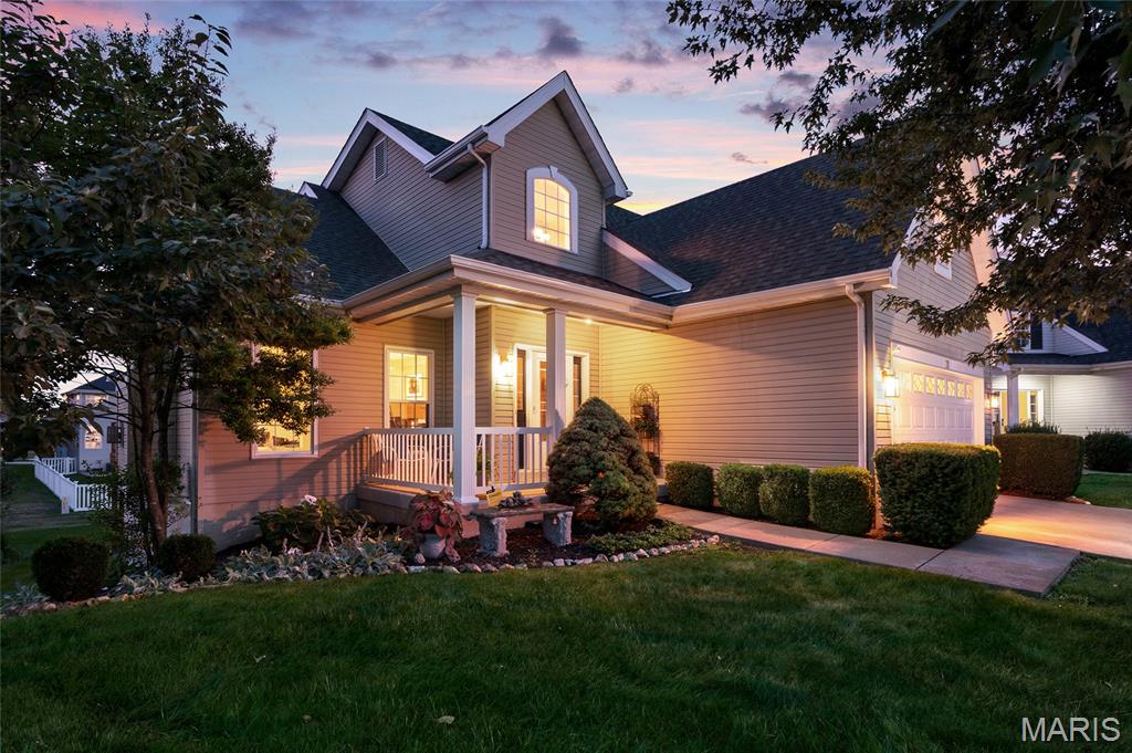 START PACKING! You are going to fall in LOVE with 11 Towergate Ct, Lake St Louis, MO 63367! Tucked in one of the most sought after subdivisions, Wyndgate, is the cutest 1.5 story home. This former model home has been immaculately maintained by its ONLY owners and is move in ready! You'll love the safety and privacy of being at the end of a cul-de-sac and in walking distance to the pool! Step in to see the vaulted living space, all new LVP floors, and a cozy gas FP. Large breakfast room leads you right into the spacious, renovated kitchen! Brand new quartz countertops accent the 42" cabinets overlooking the HUGE quarter acre lot. Your yard is sure to stay green with the in-ground sprinkler system! On the main level, you'll find the large primary bedroom with tray ceilings, brand new carpet and a walk-in closet! Primary bathroom has a dual sink vanity, large soaking tub and separate tub! The main floor also offers a powder room, main floor laundry & access to 2 car garage! Upstairs is where you will find 2 additional, great size bedrooms and a loft (could easily be 4th bedroom)! The guest bathroom also has a dual sink vanity along with a tub/shower combo! Make your way to the completely finished lower level to find brand new (and the cutest!) carpet and 9' ceilings offering another entire entertaining space and 3rd full bathroom! With multiple egress windows and a walkout, all this space is livable and could easily be transformed into another bedroom. Host and entertain easily with the dry bar, wine chiller, back patio or upper deck! Love outdoor activites? Enjoy the neighborhood amenities like the pool, pickleball courts, basketball courts, or ponds!!! The future buyer can have peace of the mind that all the systems have been meticulously taken care of: Roof is 4yrs, HVAC is BRAND NEW, updated vinyl windows and window treatments throughout the house! Incredible schools and family friendly neighborhood with tons of events! Garage shelving and ALL appliances stay with the home, including the washer and dryer! There's nothing to do but unpack and enjoy all that this property has to offer!!!!