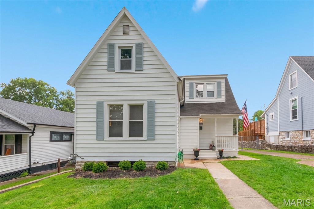 If you've been searching for a South City home with character, modern updates, and an oversized lot that actually functions, this is it.This beautifully renovated 3-bedroom, 2-bath Cape Cod sits on a quiet, tree-lined street where neighbors wave and every home has its own personality. The standout feature? A rare alley-to-street lot with a full rear driveway, providing exceptional parking, easy access, and everyday convenience that's hard to find in the city.Inside, you'll find the perfect blend of timeless charm and thoughtful updates. Refinished natural hardwood floors, fresh paint, luxury vinyl flooring, white shaker soft-close cabinetry, custom tilework, updated lighting, and an impressive 6' x 3' center island create a bright, coastal-inspired interior that feels more Cape Cod than South City.The spacious main-floor primary suite includes an oversized walk-in closet, while upstairs offers two generous bedrooms, a beautifully updated full bath, and brand-new windows.Outside, enjoy welcoming front and back porches, a detached garage with additional storage, and a backyard ready for entertaining, gardening, or simply relaxing.Located just minutes from Clifton Heights Park, Webster Groves, major highways, restaurants, and shopping, you'll enjoy quick access to everything while living in one of South City's most charming neighborhoods.
Passed St. Louis City Occupancy. New sewer lateral and electric panel to be completed before closing for added peace of mind.
Move-in ready, full of character, and unlike anything else in its price range.