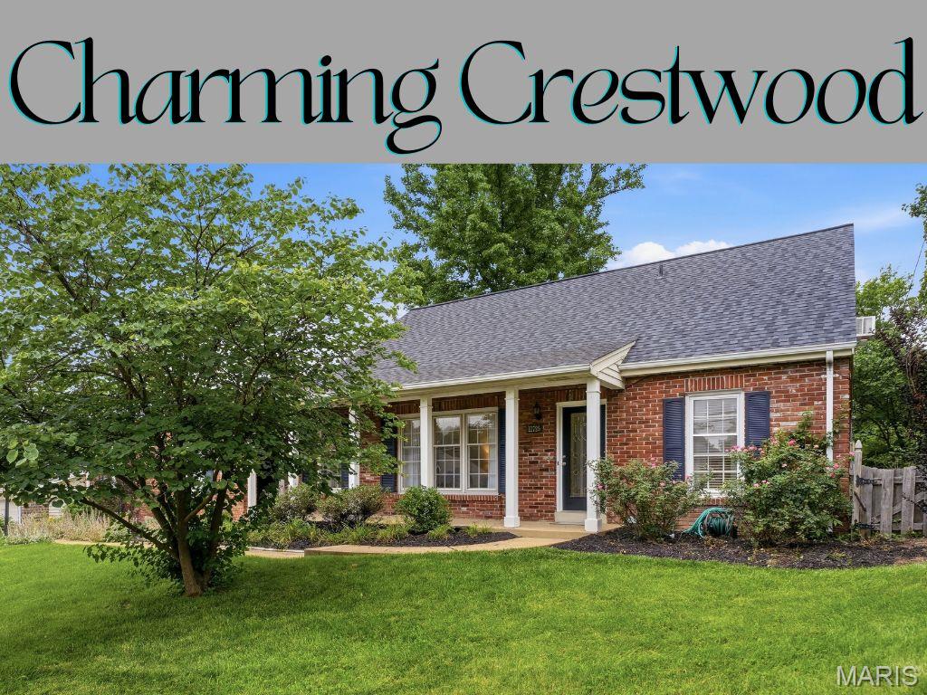 OPEN HOUSE SUN.6/28@1-2:30! Hello Beautiful! It doesn’t get better than this exceptional Crestwood find—dripping with sophistication, refined finishes, and a true retreat-like feel. Welcome home. Perfectly positioned atop a scenic perch overlooking mature trees and a highly desirable neighborhood, this cottage-style gem welcomes you with charming curb appeal, a covered front porch, and exquisite, thoughtfully designed landscaping—an absolute private oasis.
     Step inside to a light-filled living and dining space featuring gleaming hardwood floors, an airy open feel, and an abundance of natural light. The flow leads you into an elegant kitchen designed for both function and style, showcasing soft white 48-inch cabinetry, gleaming countertops, stainless steel appliances—including a 1-year-young refrigerator—and a warm, inviting atmosphere perfect for everyday living and entertaining.
    The kitchen opens seamlessly to a cozy breakfast and sitting area designed for relaxation and connection—whether enjoying morning coffee, taking in views of the lush backyard, or unwinding by the charming gas fireplace. Step outside to an expansive two-tier deck surrounded by mature trees, lush landscaping, and abundant shade. It is truly dreamy—an outdoor sanctuary made for entertaining or a peaceful retreat.
    The main level offers a private primary suite complete with a custom built-in closet and a beautifully updated en-suite bath featuring an oversized walk-in shower, striking tile work, and designer-inspired finishes. The front bedroom provides flexibility as a home office or nursery. Upstairs, you’ll find two additional sun-filled bedrooms, a spacious walk-in closet, and a fully remodeled guest bath—each space thoughtfully updated and impressively finished.
    Need more space? The professionally finished lower level delivers the ultimate bonus living area with built-ins, great flow, and a stylish pool table lighting feature that sets the tone for fun and entertaining. Whether it’s game night, movie night, or casual lounging, this space was made for gathering and enjoyment. Ample storage adds everyday convenience. Additional highlights include gleaming hardwood floors throughout, a roof less than one year old, and a rear-entry garage that preserves pristine curb appeal.
    Located in a beautiful community served by the highly sought-after Lindbergh Schools, with easy access to all St. Louis destinations—this exceptional retreat will not last.