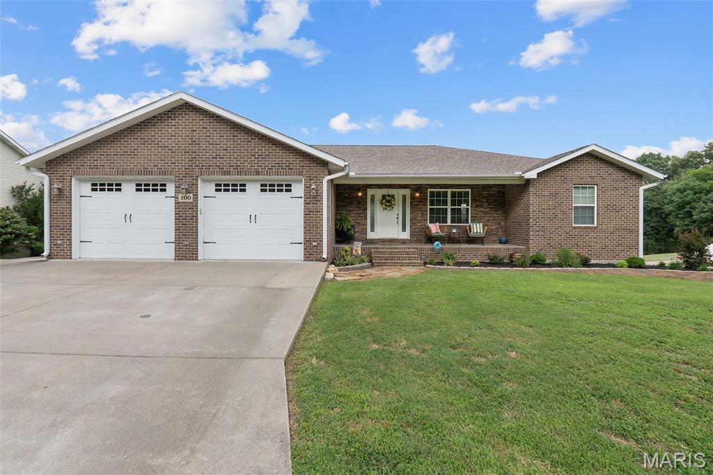 DISTINCTIVE BY DESIGN ! Located in highly desirable Meyer Lake Estates on a .49 acre corner lot, this warm & inviting 4 BR, 3 BA ranch is move-in ready and sure to please * With almost 3,400 finished sq ft of living space, this home is designed for family living, entertaining & extended guest stays * The walkout lower level expands your living space with a recreation/family area, built-in storage, 2nd full kitchen, 4th BR, Full Bath - all versatile rooms ideal for guests, a home gym, office or creative studio - there’s even a 2nd washer/dryer hookup in the unfinished basement area * From the first step in the front door, you will love the dramatic vaulted ceiling and open design concept, enhanced by engineered wood flooring and stone gas fireplace * Split bedroom design * The beautiful Primary Suite features His & Her walk-in closets, tray ceiling, Primary Bath with separate tiled shower, jetted tub and separate His & Her vanities * Enjoy morning coffee and evening breezes on your covered back deck overlooking a spacious back yard * Lots of storage in the oversized John Deere
room * Don’t delay - check out this winner in person and see why you will feel instantly at
HOME.