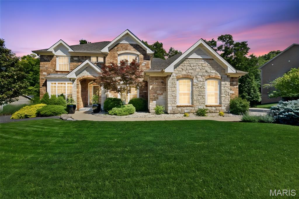 Exceptional opportunity located in highly sought after Arbor Chase. This extraordinary 4-bedroom, 4.5 bath home boasts an amazing open floor plan that is bathed in natural light. Conveniently located in the heart of Wildwood in the award-winning Rockwood School District. The stately covered stone entryway welcomes you home. Stunning hardwood floors throughout. Formal dining room w coffered ceiling is perfect for entertaining family and friends. Spectacular great room with a full wall of windows and stone fireplace. Chefs’ kitchen with granite tops, center island, custom cabinetry, stainless appliances and wine cooler. Inviting breakfast/sitting room opens to the private elevated deck and is perfect for morning coffee. Spacious main floor primary bedroom with in suite luxury bath and huge walk-in closet. Main floor laundry. Open staircase to a generous loft area that could easily be converted to another bedroom. Two large bedrooms and a two full baths complete the second floor. The professionally finished lower level includes family room with charming gas fireplace, media room w a big screen for gathering with friends, private office, and large exercise area. The must see full kitchen/bar area boasts stainless appliances and granite tops. Completing the lower level is another bedroom suite and luxury bath with easy access to the private patio. The custom salt water pool with waterfall is a show stopper. A fully covered lower deck is the perfect complement to the professional designed pool area. All of this located on a tastefully landscaped .41-acre lot. New roof 2023. First showing Thursday 6/4.