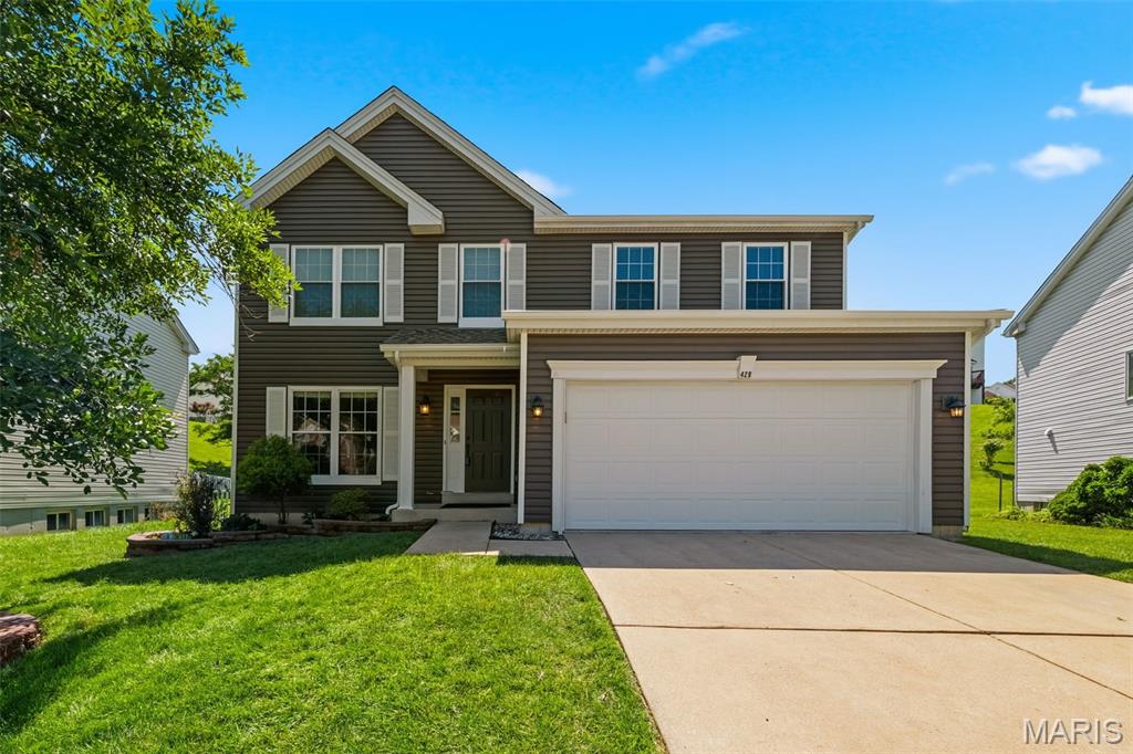 This one has my phone blowing up!!! Updates galore - roof, siding, gutters, carpeting, gas range, most windows & sliding door. Dishwasher & sump pump (2025) 2 furnaces, 1 AC unit & insulated garage door (2020), 50 Gal Commercial Water Heater (2023). Finished lower level with additional rec room, flex room & half bath (cabinet in flex & freezer in unfinished stay. Four spacious bedrooms & 2nd floor laundry. Stunning kitchen with granite counters, center island & pantries is open to breakfast room & family room with fireplace & built in shelves. Central Vacuum system. Cedar privacy fence, garden shed, raised garden & large patio. Community features swimming pool & playground. Seller leaving washer, dryer & refrigerator.