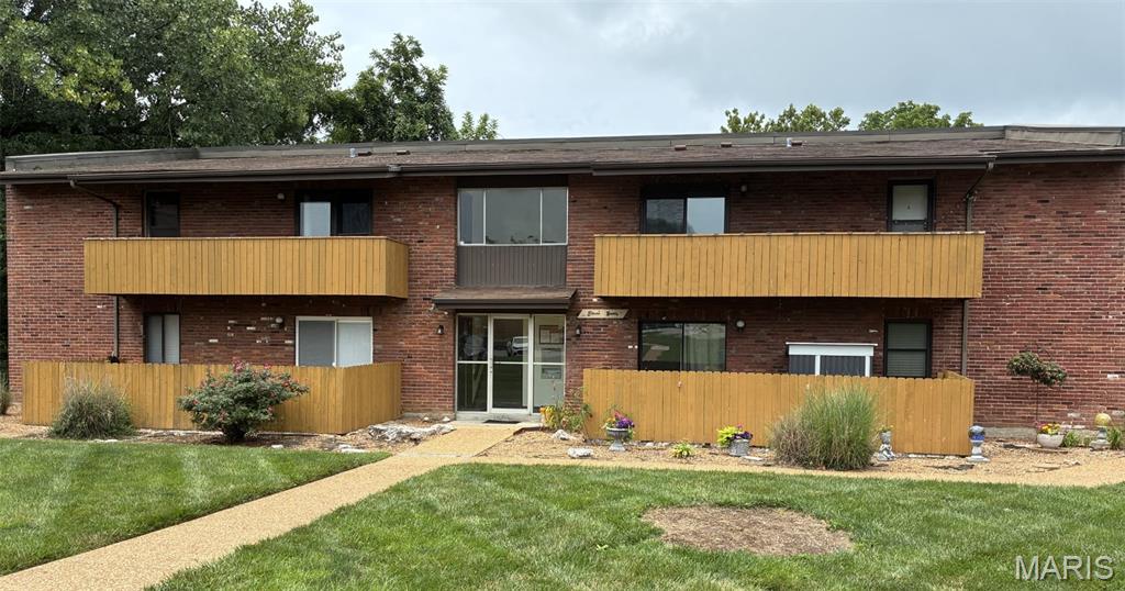 Great, affordable, updated 2 bedroom, 1 bathroom second floor unit located on secluded street in convenient St Louis South County. As you enter you are greeted by large living room,  to your right  dining room area and updated kitchen with white kitchen cabinets, new ceramic tile backsplash and granite counter top.  Follow the hallway to 2 nice size bedrooms and updated bathroom. Access large, long 4x22 balcony through living room, perfect for your morning or afternoon coffee. Newer thermal windows, new doors, freshly painted,   all appliances included in sale. Extra storage locker located in building next door.