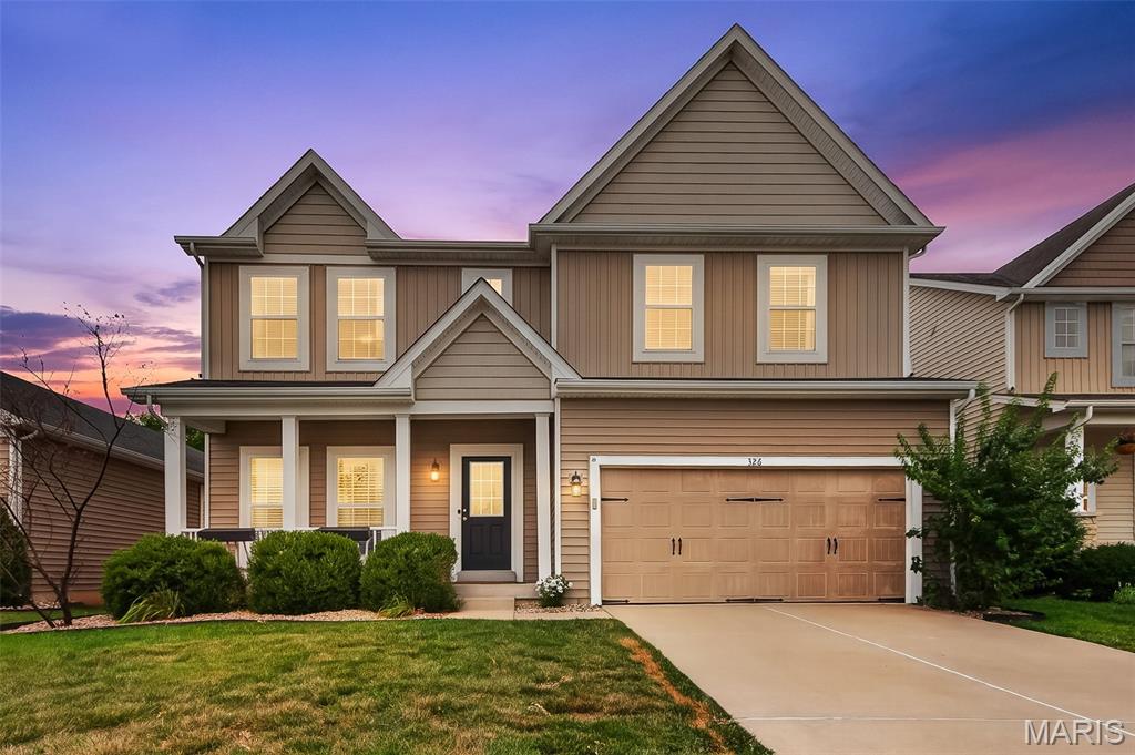 Welcome home to this beautifully maintained 5-bedroom, 3.5-bath residence in one of the area's most sought-after neighborhoods, served by highly desirable schools. Offering more than 3,800 square feet of finished living space, this home combines comfort, energy efficiency, functionality, and style.

The main level features rich wood flooring, soaring ceilings, a spacious living room with a cozy gas fireplace, main-floor laundry, and a convenient mudroom/drop zone.  There is a 4' extended oversized fully drywalled and insulated garage. The open-concept kitchen is designed for everyday living and entertaining, complete with a breakfast bar, pantry, and easy access to the patio overlooking a private, tree-lined, fenced backyard.

A versatile front room provides the flexibility to suit your lifestyle ideal as a home office, formal living room, library, or playroom. Upstairs, all new carpet, and the generous primary suite, large secondary bedrooms feature walk-in closets, while the loft offers additional living space perfect for a media area, study nook, or play space.

The finished lower level expands your living options with a large recreation room, a full bathroom, abundant storage, and the 5th bedroom that can be customized to fit your needs, whether as a fitness room, hobby space, guest room, or home office.

Ideally located near top-rated schools, shopping, dining, and everyday conveniences, this exceptional home is move-in ready and waiting for its next owners. Don't miss your opportunity to make it yours!
