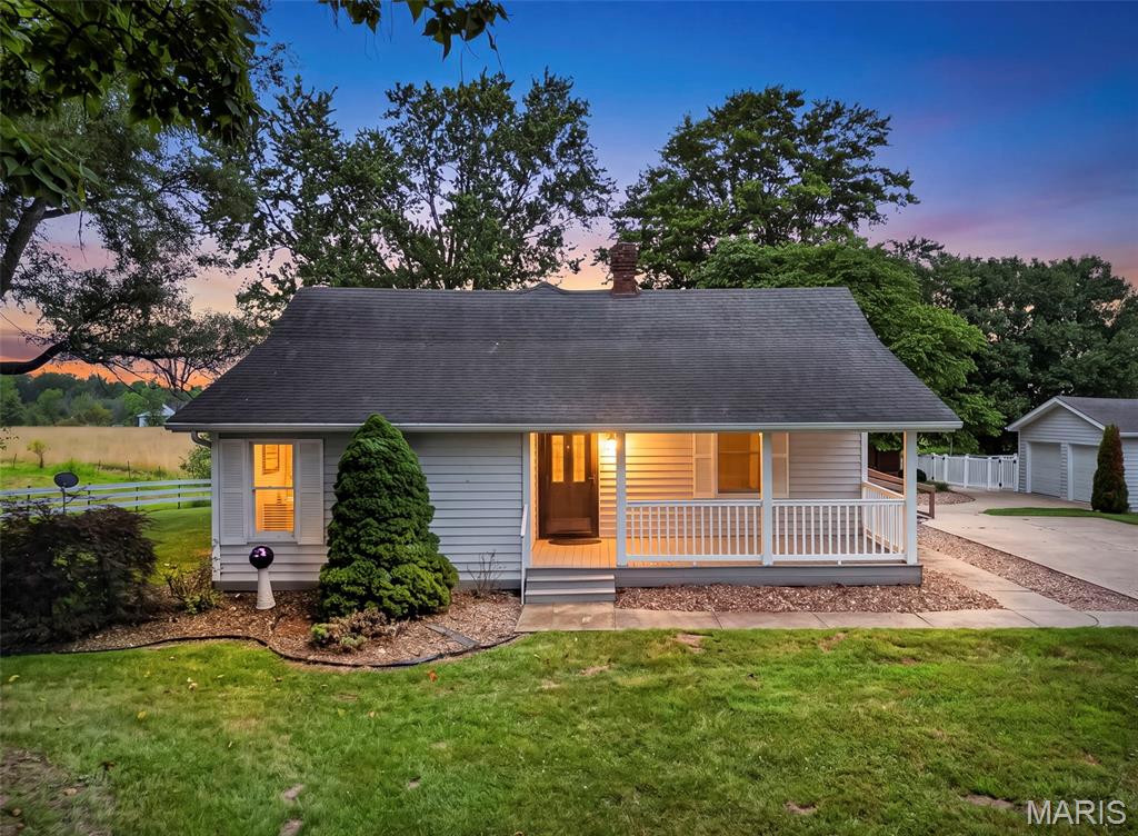 Welcome to 2167 Old Highway 61- just one minute from the highway making your commute easy! This home sits perfectly set on 2.53 acres with a pasture and no restrictions! This home offers 3 bedrooms and 2 full bathrooms with some remodel work already done for you!  

Step onto the covered front porch with composite decking. Inside the front door you will find a spacious Living room with an Office attached and a Formal Dining room with window bench seat, crown molding, and accent brick flute. 

The Kitchen offers wood cabinets, tile backsplash, and kitchen sink overlooking the built-in plant shelf window. Wet Bar and additional great room open to the kitchen perfect for entertaining.  

The Laundry/ mud-room is conveniently located on the Main Floor. 

The Primary Suite includes double doors, oversized master closet, and barn slider door leading to the updated en-suite master bath with dual sinks, custom lighting, medicine cabinet mirrors and full Tile shower with a bench. Also, easy access to outside deck from primary suite. 

Step outside to the large custom deck with a ramp. Private back yard facing trees and pasture with some fencing.  White vinyl fencing with 3 gates surrounds the inground 10’x20’ fiberglass pool with attached pool house or additional 20x25 shed with 2 single Garage doors. 

An oversized 44’x26’ 4- Car Garage  with 8ft tall garage doors perfect for any size vehicle. Custom work benches and shelving included. 

This home is being sold AS-IS. Don’t miss your chance to call this incredible property your new home! Schedule your showing today!