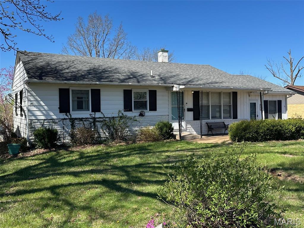 ***PRICE ADJUSTMENT***  OWNER WILL CONSIDER SELLER FINANCING   Adorable ranch located near everything!  Sunshine Drive says it all.  This is a rare DIY opportunity for an owner/occupant or rental that won't come around again any time soon.  This 4 bed/2 bath home is literally around the corner from public and private schools.  Close to parks, disc golf course, soccer fields, shopping and Highway 55.  A perfect community for walkers.  Large dining kitchen combo with lots of cabinets, partially finished walk-out basement with bedroom suite.  Covered front porch, beautiful, fenced backyard, fire pit sitting area, above ground swimming pool and BRAND NEW ROOF!!  Home being sold as-is with no warranties or inspections.  Seller is a Missouri licensed real estate broker.
