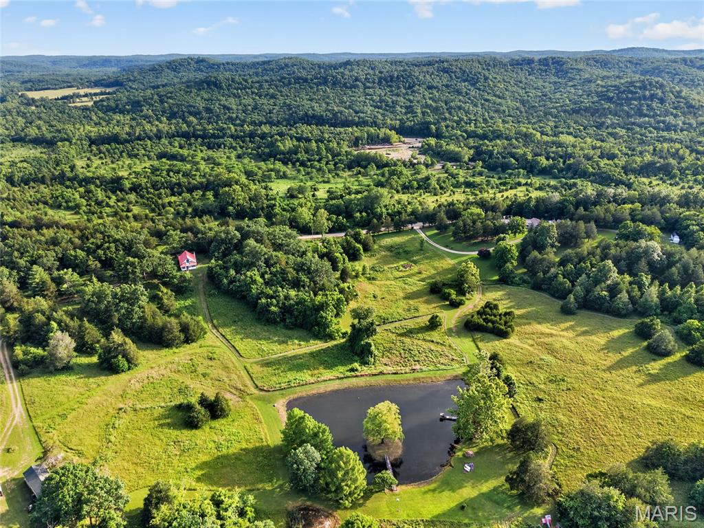 Located directly across the street and just 300 yards from the crystal-clear Black River, this exceptional 27-acre property is a rare find that checks every box for outdoor enthusiasts, hunters, and savvy investors. Boasting incredible ecological diversity, the acreage lays beautifully—offering gently rolling, highly usable terrain with zero wasted space. The land features 25 acres of open pasture that transitions into mixed timber with some hardwoods creating the ultimate "edge effect" that local whitetail deer and wild turkey frequent. This farm presents an opportunity as an outdoor enthusiast’s basecamp and wild game travel corridor that is ready for your habitat management design.

A Recreation Oasis: Step outside to your own beautifully designed & spring fed 1/2-acre stocked pond, complete with a dedicated swimming area, dock, island, and a covered lakeside entertainment pavilion. Whether you are casting a line for fish, swimming on a hot summer day, or hosting a barbecue by the water, this on-site oasis provides endless family fun. The property functions as your ultimate outdoor basecamp, offering nearby outdoor excursions, top-tier potential hunting right out your back door, effortless proximity to premier river floating and smallmouth bass fishing, and quick access to thousands of acres of the Mark Twain National Forest.

The primary residence is a charming 1,365 SF farmhouse with wonderfully handcrafted artisan design, complemented by a secondary 1,000 SF mobile home. Live in one and let vacationers pay your mortgage, or rent both out to river-goers and hunters. Complete with a pole barn storage building for side-by-sides, boats, and tractors, plus a metal carport, chicken coop, storage building with power, a concrete pad with nearby power access for your shop plans and an opportunistic blank canvas to begin painting your own direction on this farmstead…this diverse tract is a rare Ozark powerhouse.
For the Investor & Multi-Family Buyer: Maximize your return with an infrastructure setup built for total independence. The property features two separate homes with zero shared utilities—each boasting its own completely private well and individual electric meter.

Property Features:
Highly diverse 27-acre multi-residence tract in Black, MO
2 BR 1 Bath 1365 SF farm house with local stone fireplace
3 BR 2 Bath 1000 SF SW Mobile Home
More than 1000’ of road frontage on Hwy 49
300 yards from the Black River
Private Pond Oasis: Spring fed 1/2-acre fully stocked
Dedicated swimming area with an island
Covered entertainment pavilion
Whitetail Deer & Wild Turkey
Two homes with separate wells, septic systems & utilities
Metal carport, pole barn, and storage buildings
2 hours to St. Louis