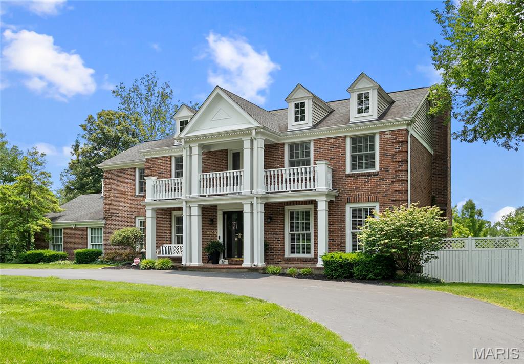 *Showings by appointment beginning Sat. June 14* Outstanding opportunity for this impressive two story, 4 bedroom/4.5 bath, 3,164sqft + 968sqft in the finished walk-out lower level, stately traditional home offering all of the features desired by today’s buyers! Conveniently located in Ladue school district close to public and private schools and boasting wood floors on the main level, the center hall floor plan offers an entry foyer, dining room, home office with spectacular custom built-in, family room with bar, open to light and bright sun room and also open to the spacious kitchen with center island, stainless appliances, built-desk, breakfast area, laundry room with laundry sink, half bath. The second level includes a primary bedroom suite with 2 walk-in closets and a luxurious primary bath with double sinks, whirlpool tub, stall shower, bedroom 2 with custom built-in desk/closet, bedroom 3 suite with full bath, bedroom 4, hall bath. Fun-filled walk-out lower level with wet bar, built-in entertainment center, full bath. Enjoy the spacious deck with an outdoor kitchen! No worries about power outages with the 15KW whole house generator that kicks on within 1 minute! 2 Car garage. This amazing home, perfect for day to day living as well as entertaining, is not to be missed!