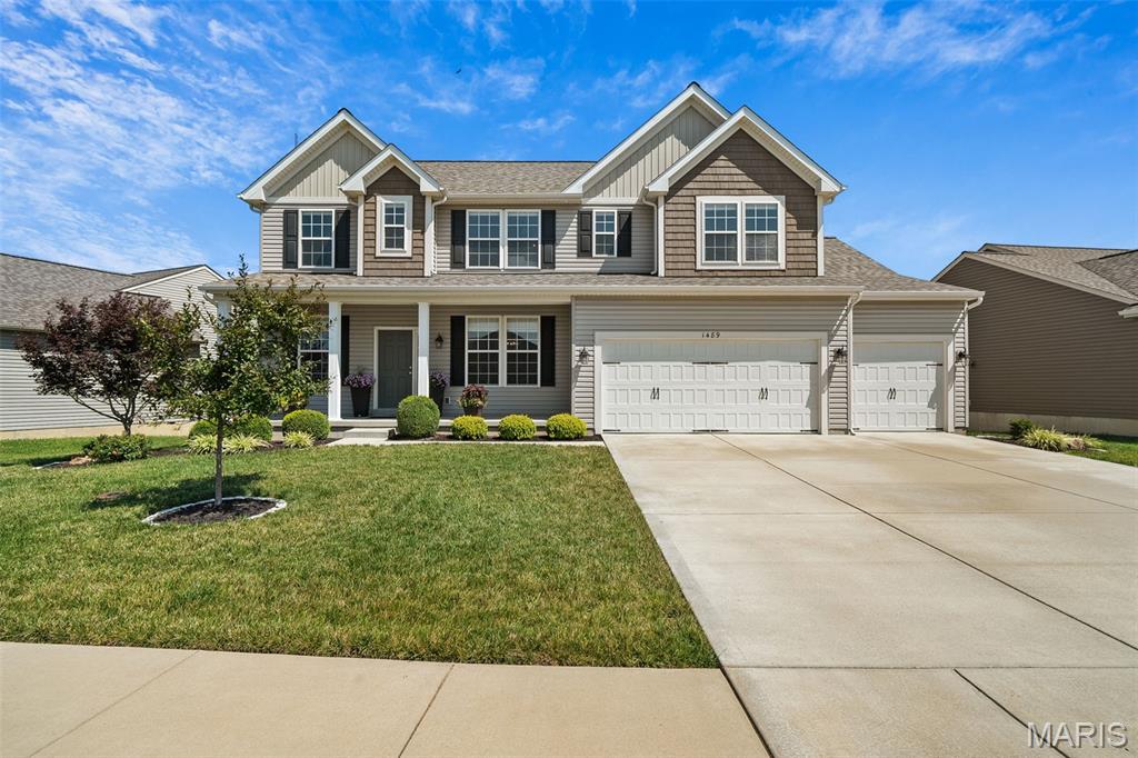 Welcome to 1489 Arlington Heights Way, located in the highly sought-after Arlington Heights community. This stunning 7-year-old home offers nearly 3,800 square feet of beautifully finished living space, thoughtfully designed for everyday comfort and effortless entertaining.

The gourmet kitchen features 42-inch cabinetry, quartz countertops, a custom center island, a gas range, and a spacious walk-in pantry. The adjoining breakfast room opens to a large deck overlooking the level backyard—perfect for outdoor gatherings and relaxing evenings.

Upstairs, you'll find a versatile loft, four generously sized bedrooms, and a luxurious primary suite complete with a walk-in closet and a spa-inspired bath.

The finished walk-out lower level expands the living space with a large recreation area, a full second kitchen, a spacious fifth bedroom, and an oversized full bath, making it ideal for guests, extended family, or multi-generational living.

Additionally, The home is equipped with an exterior lighting package to enhance it during Holidays!

Showing like a model home, this exceptional property combines quality craftsmanship, functional living spaces, and outstanding value in one of Imperial's most desirable neighborhoods. Don't miss your opportunity to make this beautiful home yours!

Please see the virtual tour for video and floor plans.