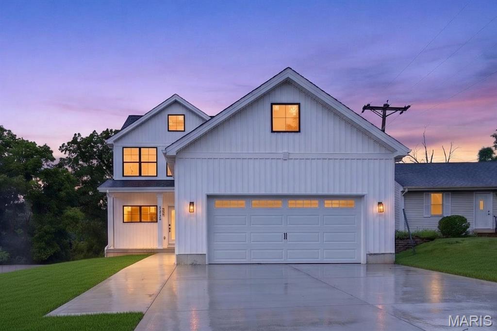 Open House Saturday & Sunday 7/18 & 7/19 1-3 PM!!! Welcome to just completed 8555 Old Sappington Rd in Crestwood residing on a level .384 acre lot. This is a meticulously designed custom home where energy efficiency meets luxury. This exceptional 4 bedroom, 2.5 bathroom residence offers approximately 3,033 sq ft of oversized, light-filled living space in the highly sought-after Lindbergh School District.  Set on a generous 51' x 298' lot, the home has been thoughtfully engineered from the ground up to deliver contemporary style, everyday comfort, and top-tier energy efficiency.
The standout feature is the premium investment in comfort. Each level has its own dedicated HVAC system. This high-end upgrade ensures perfectly customized temperature control upstairs and downstairs, eliminating hot and cold spots while maintaining a whisper-quiet interior. Superior construction supports this climate-perfect environment with upgraded 2x6 exterior walls for maximum structural integrity and thermal performance, plus premium R21–R38 insulation throughout the entire home, resulting in significantly lower utility costs.
Step inside to an expansive open-concept floor plan featuring durable Mohawk laminate flooring throughout the main living areas. The modern chef-ready kitchen shines with a full suite of sleek Whirlpool appliances, a massive oversized island, ceiling-height cabinets, and overlooks the living room and dining room. The oversized primary bedroom is engineered with advanced soundproofing for ultimate peace and privacy, each bedroom offers generous walk-in closets, and the spa-quality bathrooms boast high-end 360-degree custom tile work in every shower. A full basement provides excellent potential for future expansion or additional living space.
Outside, the backyard oasis is perfect for year round enjoyment with a large covered patio featuring a wood burning fireplace and an elevated bistro deck overlooking the expansive, park-like backyard. Conveniently located, the home is close to shopping, dining, entertainment, restaurants, and major roadways.
This meticulously crafted custom home offers the perfect blend of luxury finishes, thoughtful design, and long-term efficiency in a prime Crestwood location. Schedule your private showing today!