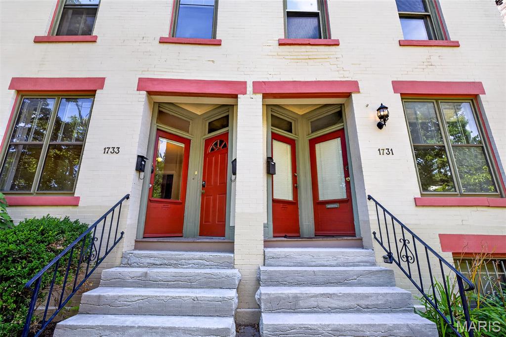 Rare opportunity in LaFayette Sq. Well-maintained three family great for owner-occupants or investors. One side is a spacious 2 bedroom townhome with a modern open floor plan. The other side has two 1 bed, 1 bath units. All of this on a quiet street just steps from the park and fine dining! Close to everything st Louis has to offer.