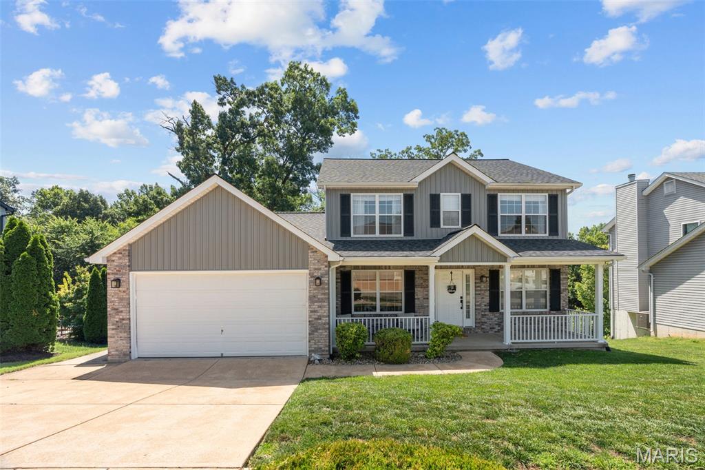 Welcome to 24 Hickory Court located in Arnold, MO! This beautiful, move-in ready home offers 3 bedrooms, 3.5 bathrooms, and a wealth of additional living space in the finished walk-out lower level. The bright, inviting floor plan is perfect for both everyday living and entertaining. It features separate living and family rooms, a formal dining room, and convenient main-floor laundry. You will also enjoy additional peace of mind with recent exterior updates, including a new roof, new siding and a new composite deck. The deck backs to wooded area, which is the perfect peaceful setting.  Ideally situated just minutes from local shopping, dining, and parks, this home truly has it all. Don’t miss your opportunity to make it yours!