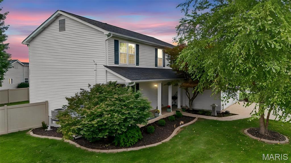 Welcome home to this beautifully updated 4 bedroom, 2.5 bath home with a spacious 3 car garage, located in the peaceful, established, family friendly Canvas Cove Subdivision in the heart of Dardenne Prairie. Offering the perfect blend of timeless charm and modern luxury, this meticulously maintained home has been extensively updated, making it feel practically brand new. Every improvement has been thoughtfully completed with quality materials and craftsmanship, allowing the next owner to simply move in and enjoy. Starting with a fully remodeled kitchen (2023) featuring premium Cambria quartz countertops, new cabinetry, and stainless steel appliances, a true chef’s delight. Pride of ownership is evident throughout, with all major systems already updated for you: brand-new roof (2026) and a 5 year old HVAC system. Step into your private backyard oasis, featuring a sprawling patio and a 3 year old above ground pool perfect for summer entertaining.Enjoy the benefits of a prime corner lot, a spacious 3-car garage, main floor laundry, and an unfinished lower level with a bathroom rough in ready for your custom vision.
Located in the highly acclaimed Ft. Zumwalt West School District, this home is ideally situated just minutes from shopping, dining, parks, recreation, medical facilities, and convenient access to Highways 364, 40/61, and I-70. Whether you are hosting holidays in the beautifully updated kitchen, enjoying summer afternoons by the pool, or simply relaxing in your private fenced backyard, you'll appreciate the quality, comfort, and attention to detail. Don't miss your opportunity to own this move in ready home in one of Dardenne Prairie's most sought after neighborhoods. Schedule your private showing today!