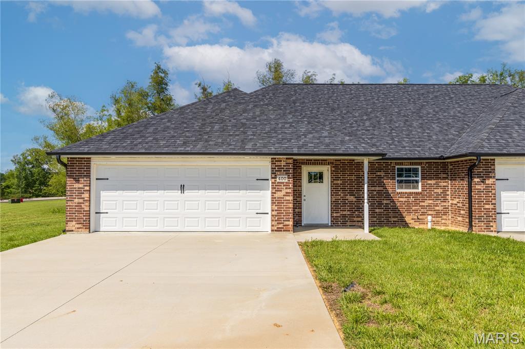 Great investment opportunity! Only 2 year old duplex for sale in a prime location. No carpeting and durable vinyl plank flooring throughout. Bright white cabinets create a fresh, modern feel, while peaceful pond views off the deck add extra appeal for tenants or owner-occupants. Conveniently located just minutes from I-55 for an easy commute. 402 Deerwood is rented at $1400 per month and occupied, tenant is month to month. 400 Deerwood is vacant - seller has had lots of interest for potential tenants but chose to kept it vacant to put it for sale for easy showings or flexibility on what rent amount new owner wants to charge. Could also be ideal for investors or those looking to live in one side and rent the other! Each side appx 1300 square feet. Duplex is across the street from Jackson Civic Center and private pond behind you is owned by duplexes and the Connection Point Church, the neighbor behind.
