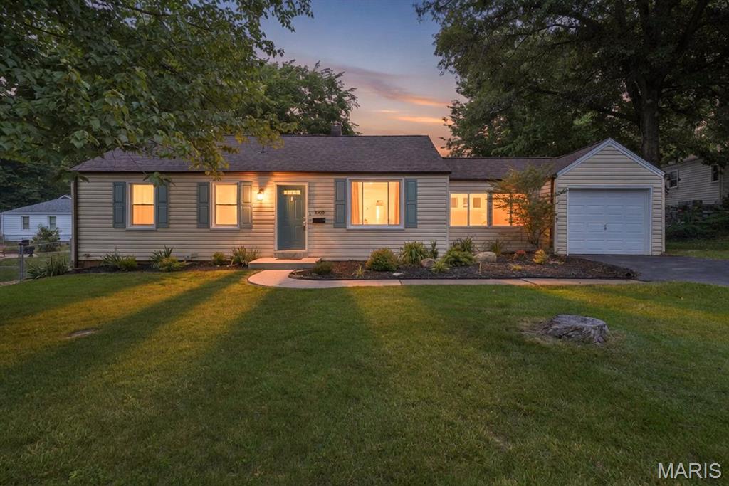 Beautifully updated ranch in the heart of Crestwood within the highly sought-after Lindbergh School District! This thoughtfully renovated 3 bedroom, 2 full bath home features refinished hardwood floors, an open and inviting floorplan, and a completely remodeled kitchen with custom cabinetry, granite countertops, and stainless steel appliances.

The primary bedroom includes a private full bath, while two additional nicely sized bedrooms and another charming full bath complete the main level. A dedicated office area off the living room provides the perfect work-from-home setup.

The partially finished lower level offers additional living space ideal for a playroom, rec room, home gym, or media area. Outside, enjoy a newly sealed driveway, attached garage, and a large level backyard perfect for entertaining, pets, or play.

Conveniently located near parks, shopping, restaurants, and major highways, this home offers the perfect combination of comfort, style, and convenience.