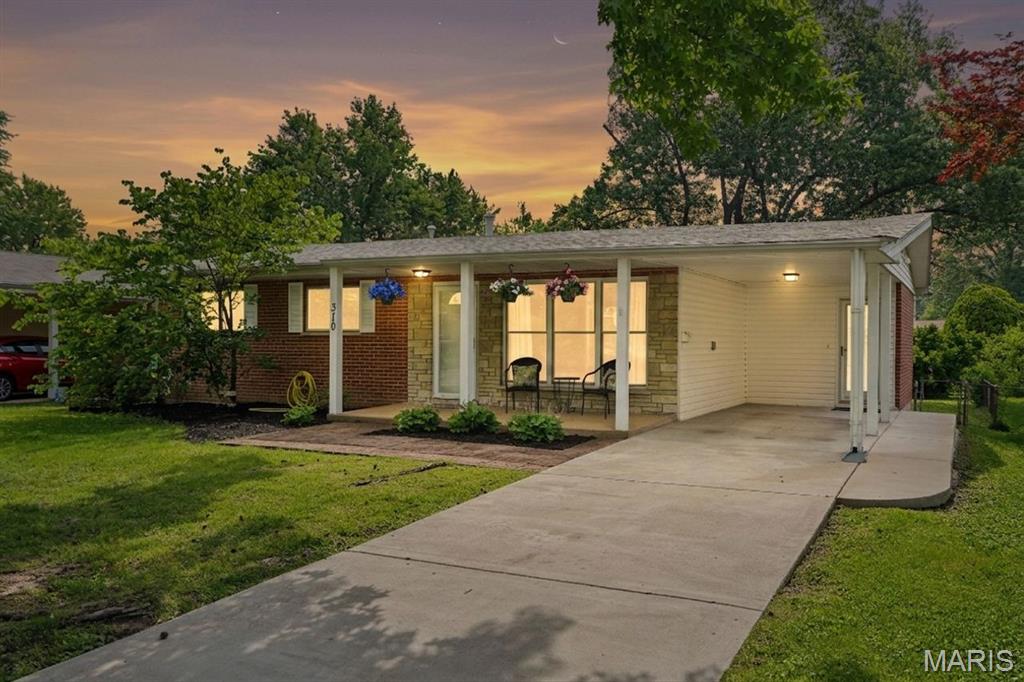 You’ll fall in love with this beautifully renovated and thoughtfully updated 3-bedroom, 2 full bath brick ranch offering the perfect blend of charm, comfort, and modern convenience. The desirable floor plan includes convenient main-floor laundry, with washer and dryer included. Gorgeous oak hardwood floors flow through the living room, dining room, and all bedrooms, freshly refinished in 2026, while the entire interior was also freshly painted in 2026, creating a bright, move-in-ready feel throughout.
The stunning kitchen remodel was completed in 2025 and features updated cabinetry counters and flooring, making it both stylish and functional for everyday living and entertaining. Major updates continue with a complete roof replacement in 2021, including all new sheathing, topped with beautiful architectural shingles and upgraded to a single-layer roof for long-term peace of mind. This home combines quality updates, timeless appeal, and true pride of ownership in one exceptional package.