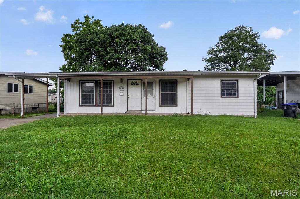 Single-family residence located in Florissant featuring a traditional ranch-style layout with three-bedroom, two-bath configuration on the main level. The home offers a functional floor plan with a living room, eat-in kitchen, and full basement providing additional storage or potential expansion. Situated on a residential lot of approximately 0.1791 acres with public utilities, asphalt road access, and driveway parking. Property is located in a mature neighborhood within St. Louis County and offers convenient access to nearby schools, parks, and local amenities.
