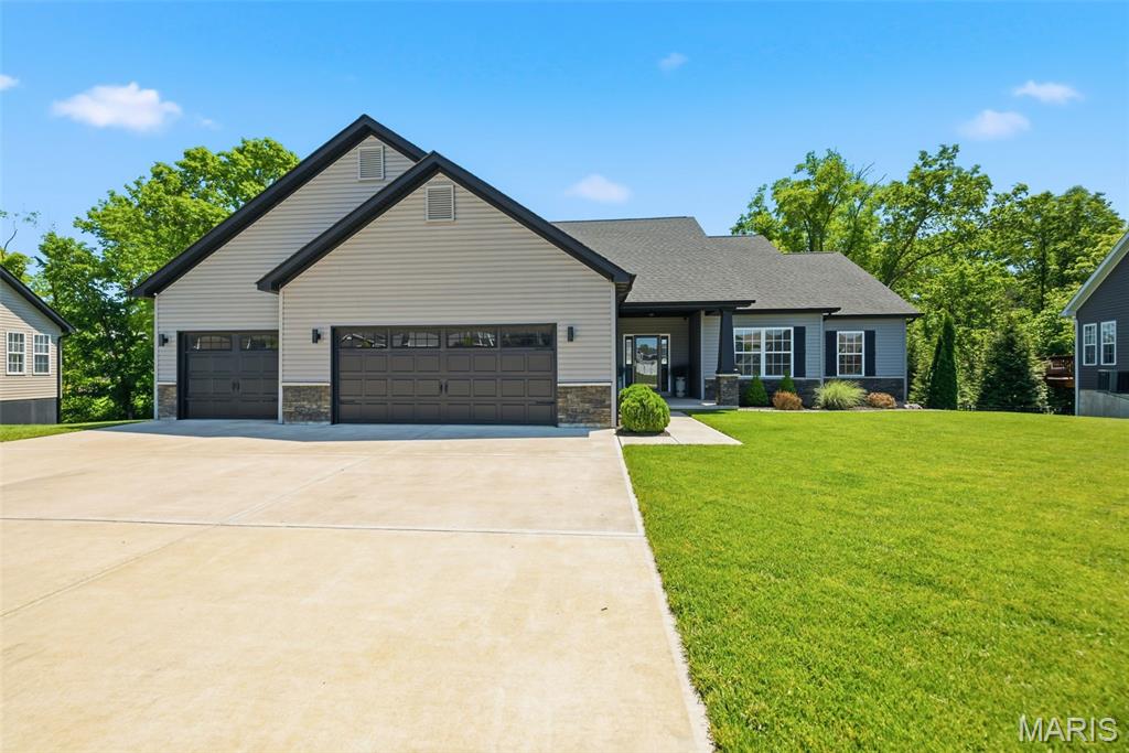 Welcome to 516 Cass Drive, a stunning custom-built atrium ranch nestled on nearly half an acre in the heart of Troy. From the moment you arrive, this home stands apart. Thoughtfully designed with an open-concept layout, the living spaces flow effortlessly from room to room, filled with natural light- a hallmark of the classic atrium ranch style that never goes out of fashion. The main living area is warm and inviting, perfect for both everyday living and entertaining, with sight lines that carry you through the home and out to the expansive lot beyond. The kitchen connects seamlessly to the living and dining areas, making hosting feel effortless. Three generously sized bedrooms and two full bathrooms offer comfort and functionality for families of all sizes, while the 3-car garage provides the kind of storage and flexibility that today’s buyers are looking for- whether for vehicles, a workshop, or weekend toys. Step outside and enjoy nearly half an acre of outdoor space with room to breathe, room to play, and room to make it your own.