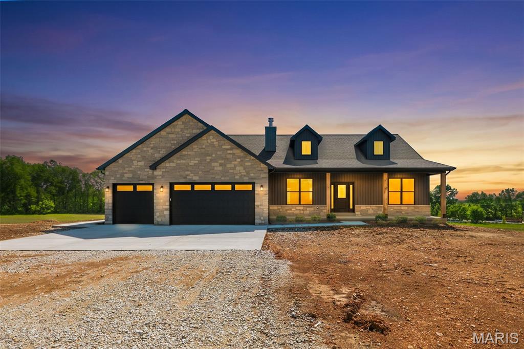 Move in ready! Welcome to country living in Lincoln Counties newest subdivision Hickory Heits. The Sierra model custom ranch home in extreme southern Lincoln county with April estimated completion. Your 1765 sq ft, 3 bedroom, 2 bath new home will impress your guests with the top notch finishes but more importantly it will be a great place for your family. The farmhouse style front of the home includes stone, maintenance free vertical vinyl and an enormous covered front porch to enjoy the evenings on. As soon as you enter the home you will notice the attention to detail, 9 ft main floor, wood burning fireplace, and the openness in the great room, kitchen, and dining room. The kitchen has soft close drawers and doors, quartz countertops, subway tile backsplash, and the full stainless steel appliance package. Just past the dining room is a sliding door that leads to a covered patio that overlooks the 3 acre lot and the tree line behind the house. The divided floor plan has the master bedroom on one end and bedrooms 2 and 3 on the other end. All bedrooms are a comfortable size with plenty of natural light. The primary bedroom suite is complete with the large ceramic tile walk in shower (no glass shower door to clean) and double vanity in the master bathroom that all leads to the large walk in closet. Plan for the future with the full 9 ft pour egress basement that includes a bathroom rough in and plenty of options for finishing it down the road. The Sierra model is energy efficient with the Trane electric heat pump HVAC, blown-in insulation in the ceiling and double pane insulated windows. Enjoy parking your large vehicles and toys inside the oversized 28'x32' three car insulated garage complete with garage door openers, keypad for easy entry, service door and plenty of natural light from the windows in both garage doors. Don't miss out on this high quality home in a great neighborhood. Don't miss out of moving this spring just in time to enjoy the great summer evenings. Builder has been told by Lincoln County that Patton Road will be paved this year. Hickory Heits Court will be hard surfaced after all 10 homes are complete.
