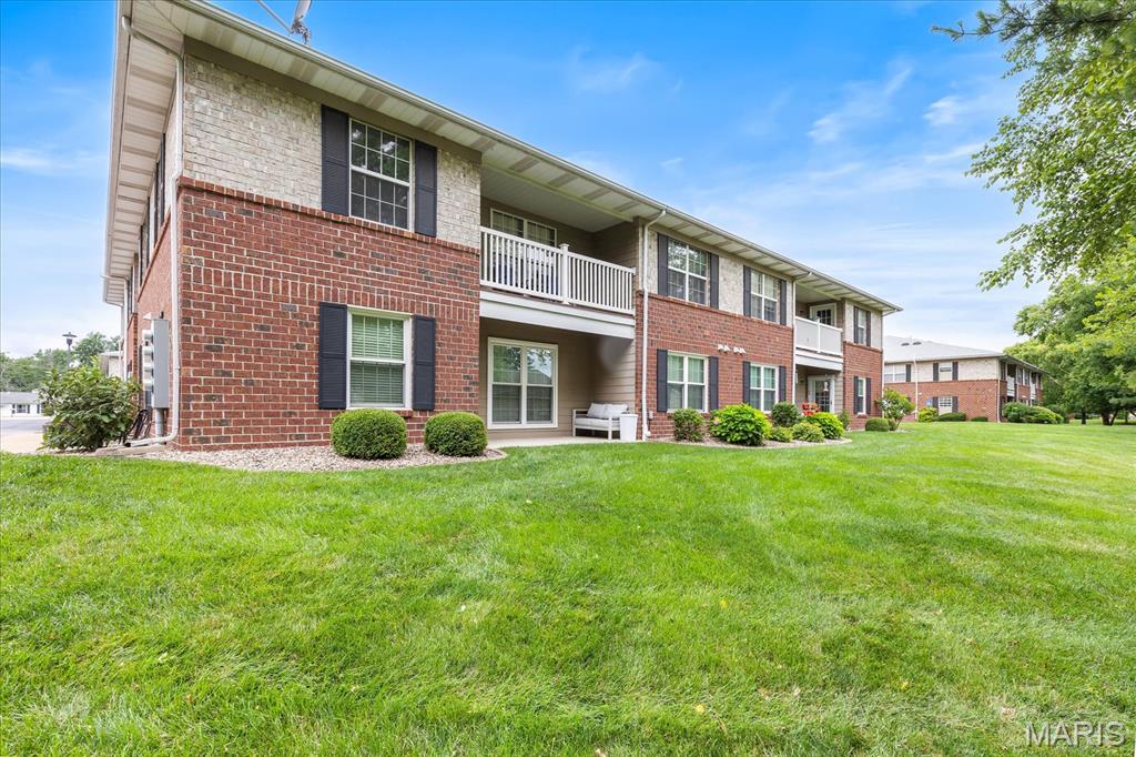 Location, condition, and convenience. This two bedroom, two bathroom St. Peters condo has it all! Don't miss your chance to own this well maintained, ground-level corner unit in quiet, sought-after Westbury Place. Perfect for easy living with no steps required, the open layout flows seamlessly into a large, eat-in kitchen with ample cabinet space. Right off the kitchen you step outside to your private covered patio, ideal for peaceful morning coffee. The primary suite offers a large walk-in closet and a full bathroom, while the spacious second bedroom is flooded with natural light, perfect for visiting guests or a home office. You'll love the added convenience of the oversized dedicated laundry room with abundance of built-in shelving. Located in the Fort Zumwalt School District and just minutes from local dining, shopping, and parks, this condo is truly move-in ready. Schedule a showing today!