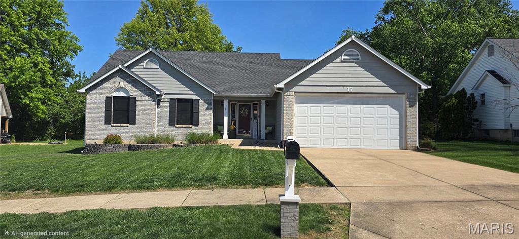 COMP PURPOSES ONLY - UPDATED & NEW- kitchen w/granite & new cabinets '16, HVAC 2016, 5 panel garage door, water heater & roof 2019, windows 2023, microwave 2026, luxury handscraped floors & vinyl fence 2020, newer lighting, vaulted great room w/cozy wood burning fireplace painted white w/black mantel, opening to the kitchen enlarged to enhance open floorplan, 2 panel arched doors, whole house fan, hall bath updated, ceiling fans added in bedrms, owner suite w/walk-in closet & lux bath w/sep tub and shower, finished lower level with 2 rec rooms, a sleeping room, full bath, 2 storage rooms, outside back patio, fully fenced yard, cul-de-sac and so much more