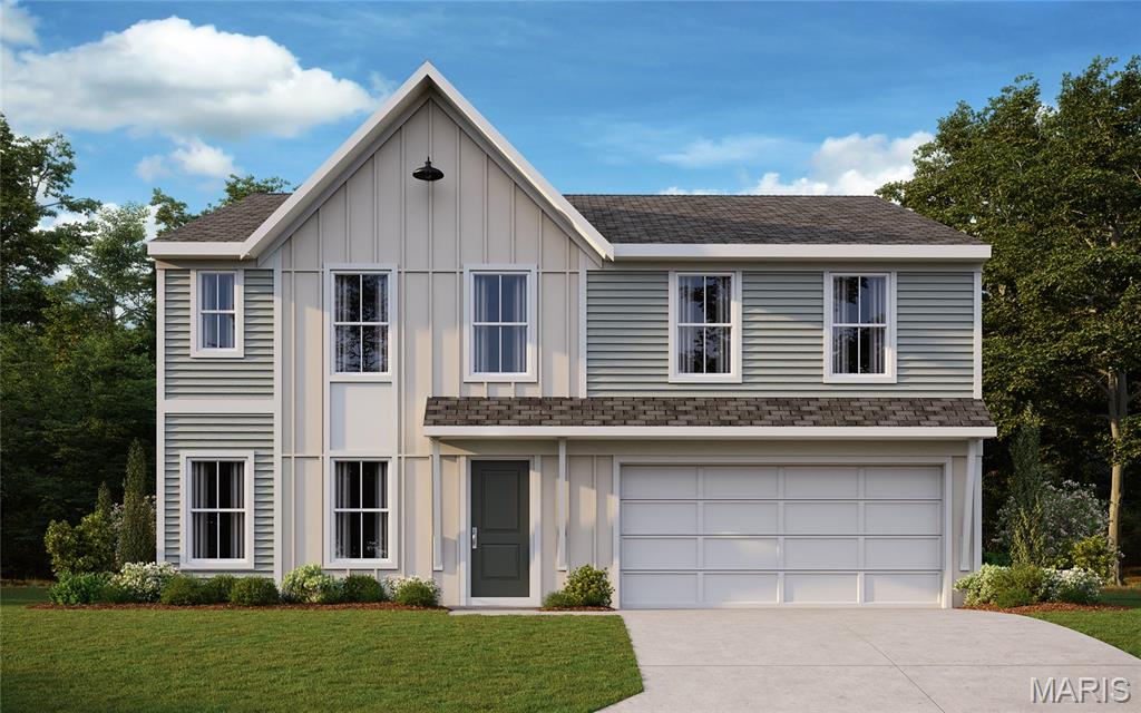 New construction by Fischer Homes in the beautiful Streets of Caledonia community, featuring the stunning Jensen design. This thoughtfully designed layout is perfect for style and practicality with 4 bedrooms, 2 full baths and 1 half bath. The inviting family room is the heart of this plan, making it the perfect gathering space. The open kitchen with a large island and walk-in pantry connects to the morning room, which has walk out access to the patio.  Tucked away rec room and private first floor study. The owner's suite features a private bath and walk-in closet. Full basement with full bath rough in. The attached two car garage completes this exceptional home.