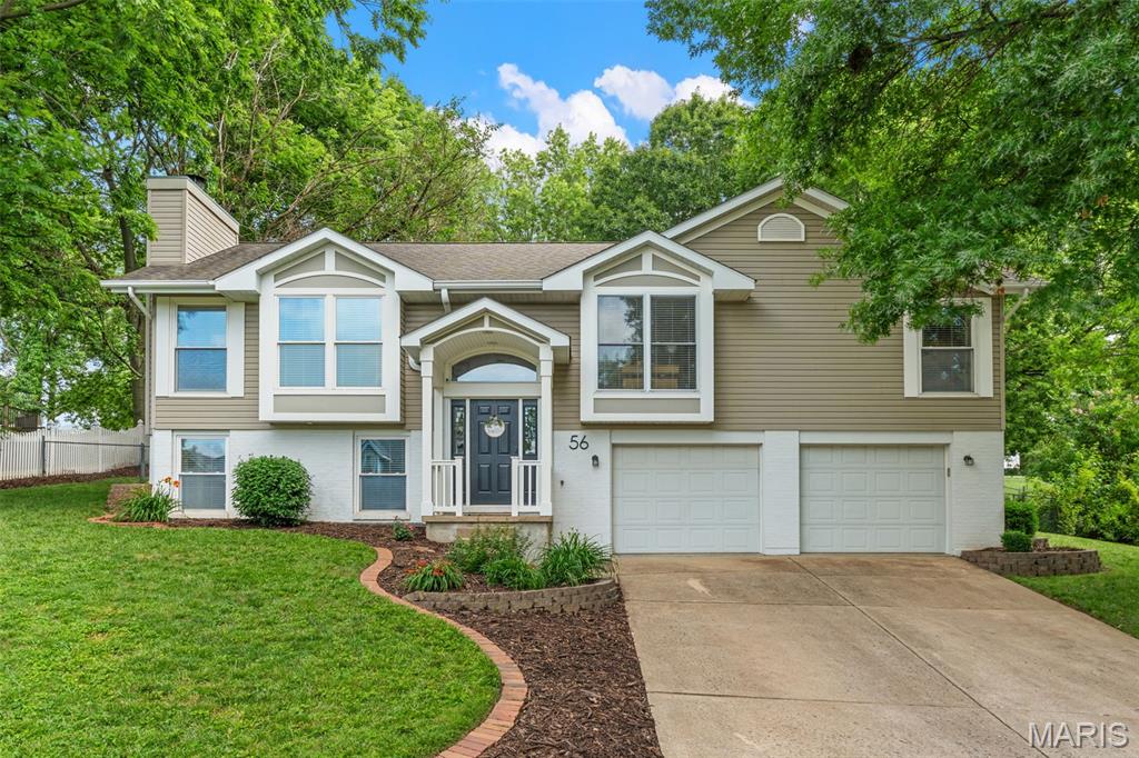 Discover a home where everyday living is elevated, tucked away in Quail Run Subdivision! This property has been well maintained over the years and has had many updates that include newer flooring, updated kitchen, fresh paint, back outdoor steps & the lower level bathroom. The large windows throughout allow for plenty of natural light. Previous kitchen updates include painted cabinets & newer counter tops, backsplash, luxury vinyl flooring, sink and some appliances. The lower level offers a family room with a beautiful wood burning fireplace, an additional room that could be used as an office, workout space or play room, and a half bathroom. The laundry room offers plenty of cabinet space for storage! This home includes a tuckunder oversized garage with plenty of work space/storage. The fenced in backyard is peaceful with lots of natural shade & a large patio area for entertaining and grilling! Buy soon and enjoy the subdivision pool! Schedule your showing today and get ready to call this one Home Sweet Home! Conveniently located within minutes of downtown, shopping, groceries, restaurants, banks, medical buildings & other amenities! Showings begin June 12.
