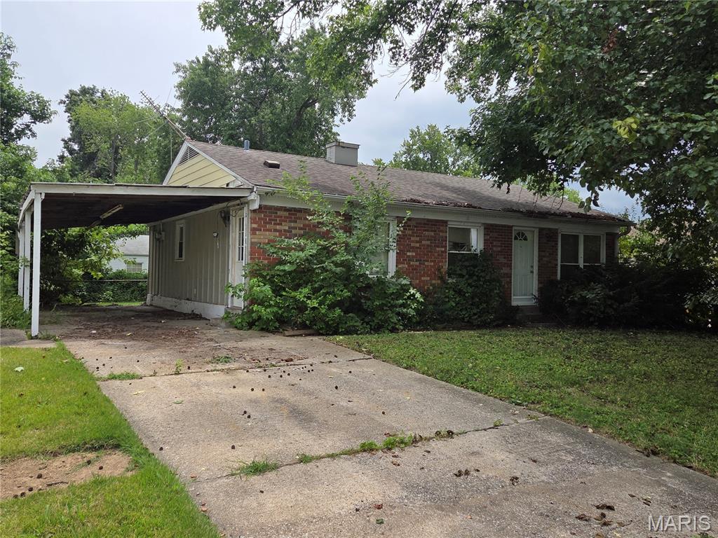 Opportunity awaits with this solid all-brick 3-bedroom, 1-bath ranch offering 1,073 sq. ft., a 1-car carport, and endless potential. Nestled in a desirable, established neighborhood, this property is the perfect project for investors, flippers, or buyers looking to build instant sweat equity. Primarily in need of cosmetic updates along with foundation repairs, this home offers a fantastic opportunity to renovate and maximize value. The functional floor plan and durable brick exterior provide a great starting point for your vision. Whether you're looking for your next fix-and-flip, a long-term rental, or a home to customize, this property checks all the boxes. Property is being sold AS-IS. Seller to make no repairs or provide inspections.