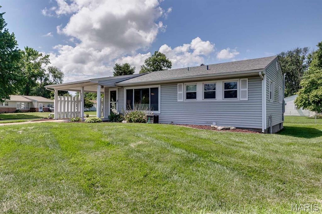 Enjoy the lifestyle you've been looking for in a great Florissant neighborhood. This charming 3-bedroom, 1-bath ranch is the perfect starter home, offering comfort, value, and peace of mind. Thoughtful updates throughout mean you can move right in and enjoy years of worry-free living. The list of improvements highlights the care and investment made in this home. Whether you're a first-time buyer, downsizing, or looking for an affordable move-in-ready property, this home checks all the boxes. Don't miss this opportunity to own a well-maintained home in a convenient location—simply move in and enjoy a carefree lifestyle! Updates and History include: 2026 Plumbing Stack replaced floor including drainage tees/ 2026 House Power washed & windows cleaned/ 2026 Electric panel upgrade to 200 Amp, surge protector, new exterior overhead service/ 2026 2 Polyurethane Crack Injections/2026 New Lighting fixtures installed/ 2012 Kitchen remodel new flooring, cabinets, appliances & fixtures/ 2021 Hardscape flower beds surrounding the house & driveway/ 2017 Roof replaced architectural shingles/ 2016 Full bath remodel/ 2017 HVAC & AC replaced/ 2011 Roof, Siding, soffits, vents, gutters, doors and windows wrapped/ 2011 Window world replaced 11 windows
