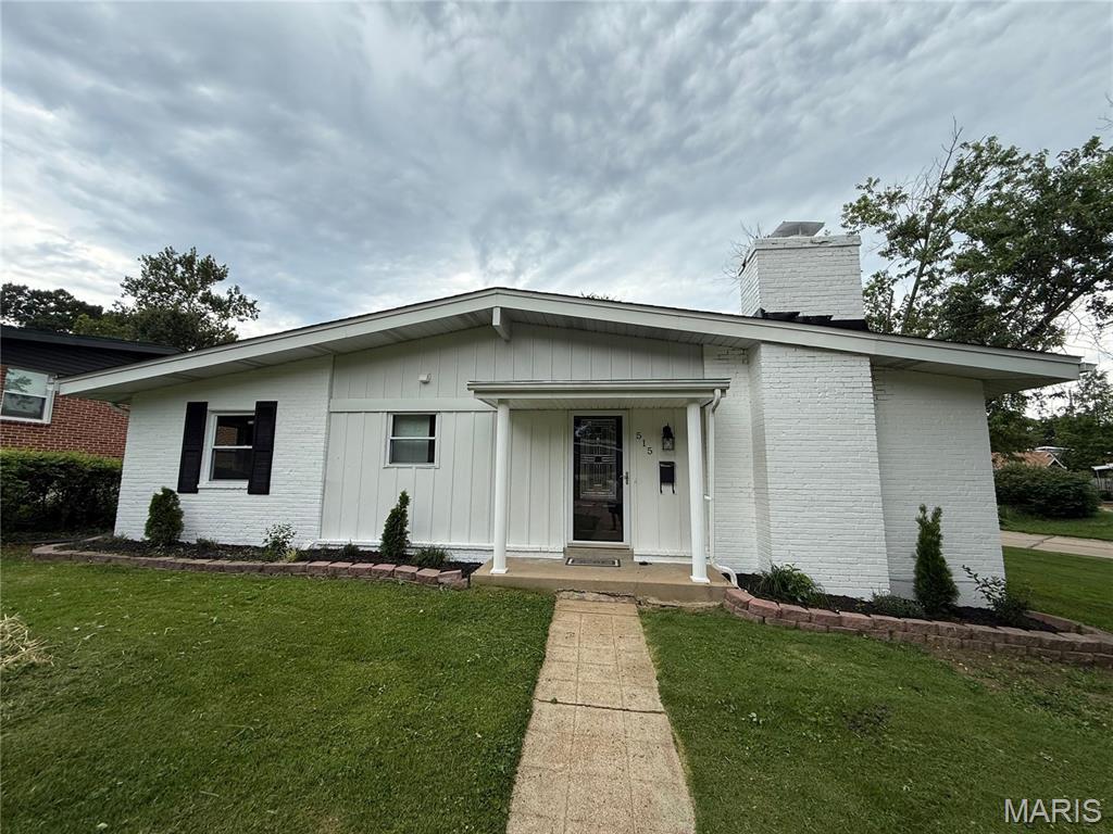 Quality abounds with this classic brick ranch in the heart of Webster Groves, offering timeless curb appeal and a layout that’s easy to love. Located on a lovely, tree-lined street, this home features a solid brick exterior, inviting covered entry, and a wide, level lot with room to enjoy or personalize.  Inside, you’ll find a functional open floor plan with generous room sizes, great natural light, and hardwood flooring throughout much of the home. The updated kitchen is a standout, featuring new cabinets, quartz countertops, a center island, and new appliances, making it ideal for both everyday living and entertaining. The living and dining areas flow seamlessly, creating a comfortable and open feel.  The bedrooms are well-proportioned with good closet space, and the home includes a full finished basement. An attached garage and long driveway add everyday convenience. A solid, well-built home in a prime location near Webster schools, parks, shopping, dining, and easy highway access.