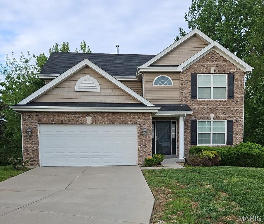 You’re in luck. Looking for a newer home without the new home price, Welcome Home! One owner well maintained beautiful 2-story home just for you. Nestled in a quiet, well-maintained subdivision with your very own cul-de-sac, experience the perfect blend of modern and timeless charm throughout this home that is perfect for any home buyer, especially with you in mind. With over 2100 sq ft of living space (even more if you utilize the well-maintained basement waiting for your touch). As soon as you step into this oasis, you’re greeted with soaring vaulted ceilings, with an outpouring of natural light. You instantly think of the family gatherings from the lovely dining room that carries you through to the openness of the family room and kitchen. Stay connected within this home as you’re in the kitchen utilizing your stainless-steel appliances, extended island, sleek cabinetry with loads of storage. As it opens to wonderful breakfast space and family room. Luxury vinyl plank flooring throughout the first level. Half bath and laundry room located on first floor for your convenience. Upstairs offers 4 spacious bedrooms. The primary suite with attached ensuite bathroom and walk in closet is the perfect place to relax after a long day. The home offers you additional space with a deck and a patio. Located near shopping, dining, with everyday amenities, and major highway access for easy commuting. Schedule your showing today to experience all that this lovely property has to offer.