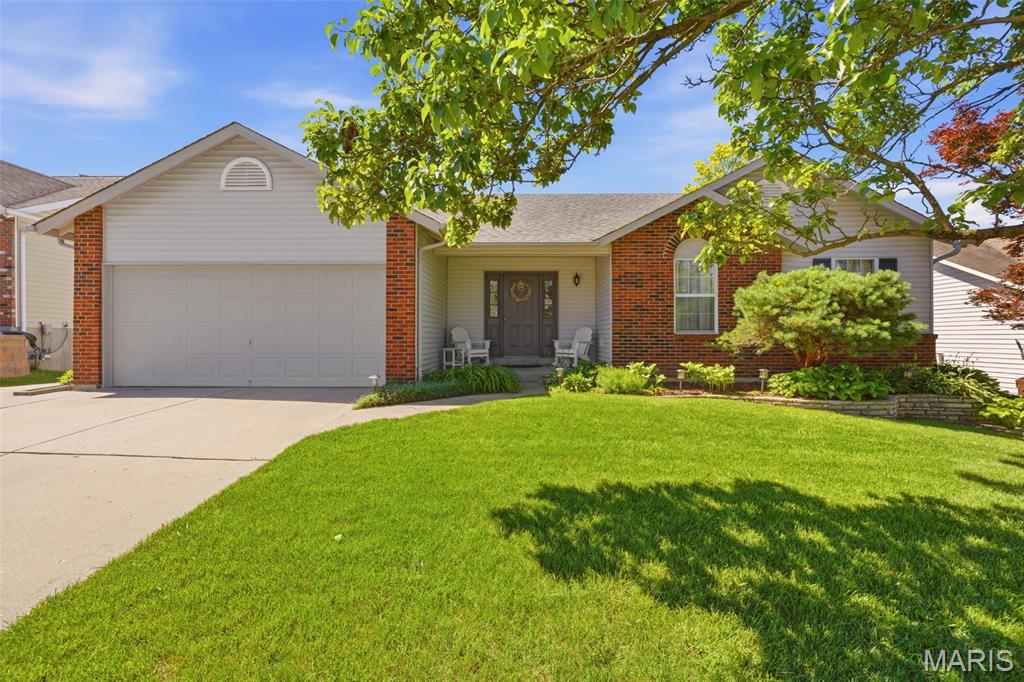 **OPEN HOUSE IS CANCELLED, we are under contract** Welcome home to this beautifully maintained ranch in the heart of St. Peters! Offering 3 bedrooms, 2 full bathrooms, and over 1,400 square feet of comfortable living space, this home combines charm and functionality. Step inside to a spacious vaulted great room featuring a cozy wood-burning fireplace with brick surround, creating the perfect gathering space for family and friends. The kitchen offers ample cabinetry, a convenient peninsula for additional seating and workspace, and flows seamlessly into the main living areas.

The walk-out lower level offers additional living potential and opens to a unique patio area, while the large deck overlooking the backyard is ideal for entertaining, grilling, or simply relaxing outdoors. A two-car garage, expanded driveway, and attractive curb appeal complete this exceptional property.

Conveniently located near parks, shopping, restaurants, and top-rated Fort Zumwalt schools, this move-in ready home offers the perfect blend of comfort and convenience. Don't miss your opportunity to make this wonderful St. Peters ranch your next home!