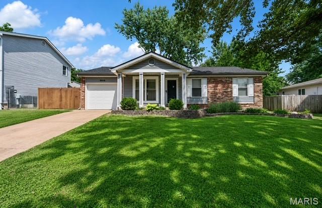 Welcome home to this beautifully updated ranch nestled in the heart of South County! Step inside to find an inviting open-concept floor plan featuring stylish flooring, soaring vaulted ceilings with exposed beams, and a bright, airy living space perfect for everyday living and entertaining. The updated kitchen boasts striking blue cabinetry, Energy star appliances, and a spacious dining area overlooking the family room.
The finished lower level offers incredible versatility with a large recreation area, full bathroom, and an expansive bonus room currently used as a bedroom with a walk-in closet—ideal for guests, a home office, or additional living space. Upstairs, enjoy comfortable bedrooms and updated bathrooms throughout.
Step outside to a spacious deck and private backyard, perfect for summer barbecues, relaxing evenings, or entertaining family and friends.  Additional perks include brand new roof HVAC! Conveniently located near shopping, dining, parks, and major highways, this move-in ready home combines style, space, and functionality in a sought-after location.