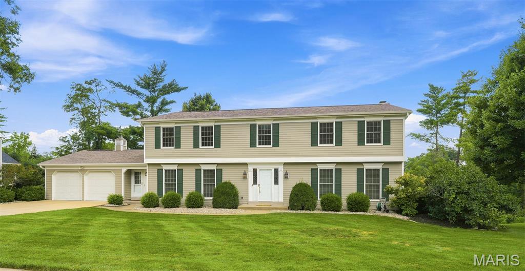 An opportunity to own a home in the highly desirable Chesterfield Hill neighborhood in the award-winning Parkway School District, this spectacular well-maintained 2-story home offers total living space of 4,365 sq ft. A spacious foyer welcomes you inside, followed by inviting living and dining rooms, which are perfect for entertaining, gatherings, and special occasions. At the heart of the home is the beautifully renovated kitchen (2023), featuring stainless steel appliances, double wall ovens, peninsula quartz countertops, and seamless access to the oversized family room. Here, a cozy fireplace, built-in bookcase, and large picturesque windows create the ideal space for relaxing with family and friends while enjoying abundant natural light. Imagine starting your morning with a cup of coffee on a peaceful screened-in deck, overlooking a tranquil common pond as the sun rises and the seasons gently change. The backyard offers privacy and an abundance of shade trees. Upstairs, you'll find 4 generously sized bedrooms, each with its own walk-in closet, a feature that is hard to find even in new builds in this range. The primary suite offers a private retreat with separate his-and-her vanities. The finished walk-out lower level expands your living space with a home gym and spacious recreation room, perfect for workouts, movie nights, playtime, or hosting guests. In the evening, you can take a short walk to the neighborhood tennis courts. This home has it all - great location and lifestyle. It won’t last long. Schedule a showing today!