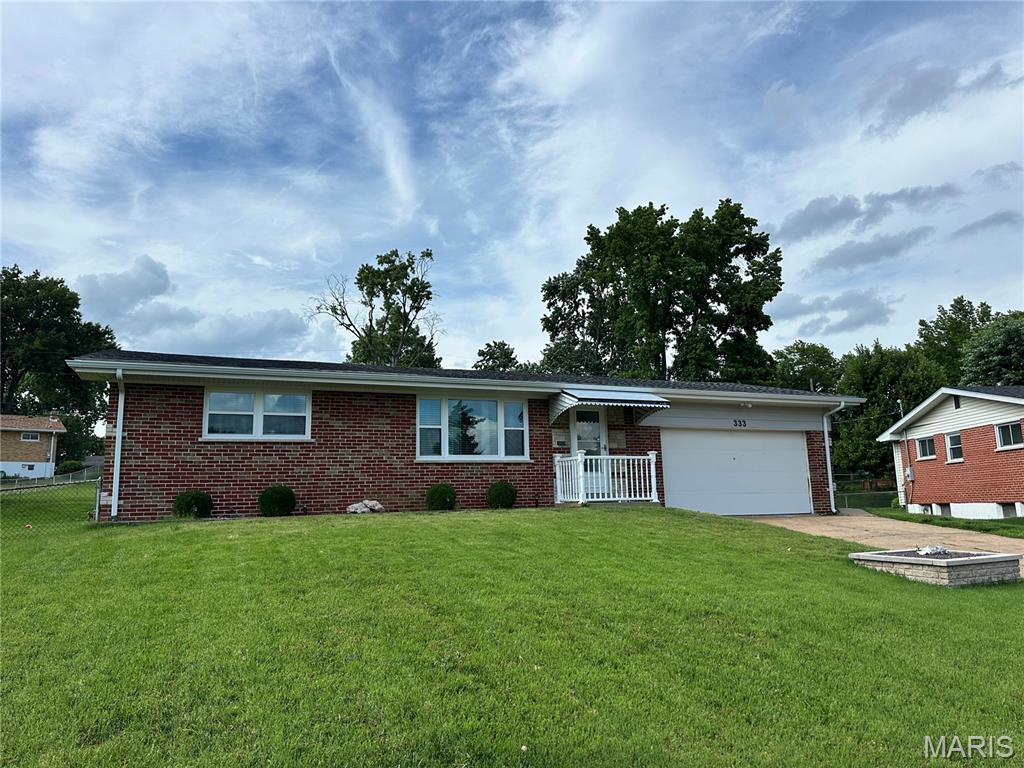 Very nice brick home offers 3 bedrooms, 2 baths, and is located in the South County area. 2-car garage. Additional features include an open floor plan and wood floors. Insulated windows, new flooring in the lower level, and much more. Partially finished lower level adds another 700+ sq. ft. of living area. Large fenced backyard. Close to Jefferson Barracks Park. Quick access to I-55 & I-270. Must see