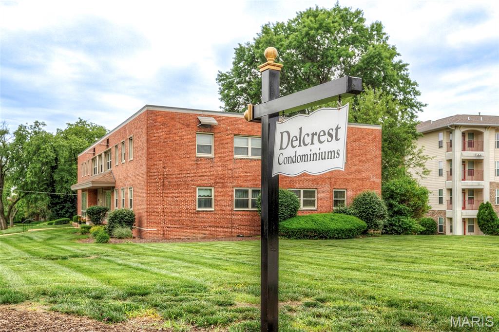 Must See! Motivated Seller - Priced to Sell! Nicely Updated UCity Condo on quiet cul-de-sac/desirable location-walking distance to Clayton! Crown Molding through-out, 2 Panel Doors, 2” Wooden Blinds throughout. Spacious Living Rm/Dining Area features Custom Built-in Wall Units w/fluted molding & can lights. Updated kitchen w/lots of counter space/cabinets. Appliances including Gas Range/oven, Refrigerator & microwave. Bathroom has vanity with counter extending over toilet for additional space; Shower/Tub combo; Nice size Linen Closet. Wait till you see how nice the closets are with custom hardware! Huge Walk-in Closet (5'X6') off Hall w/Crown Molding & Secret Valuables Storage. Master Bedroom w/Ceiling Fan & His/Hers Closets. 2nd BR w/built-in cabinets & closet - perfect for an office/sitting Rm/Craft Room. Utility Rm has stackable Washer/Dryer hook-up; Bldg. Laundry Room also available for pay in basement. Secure heated garage in basement w/garage opener. Newer Windows. Building is located on a cul-de-sac and on 6 acres w/trees. 40 Units total in 5 Buildings; Unit Location: Ground Level; Easy access to I-170 and I-40/64. Minutes from Clayton, the Galleria & Washington University.  If you are looking for a reasonably priced and secure condo with garage parking near Clayton/Brentwood you don't want to miss this opportunity!
