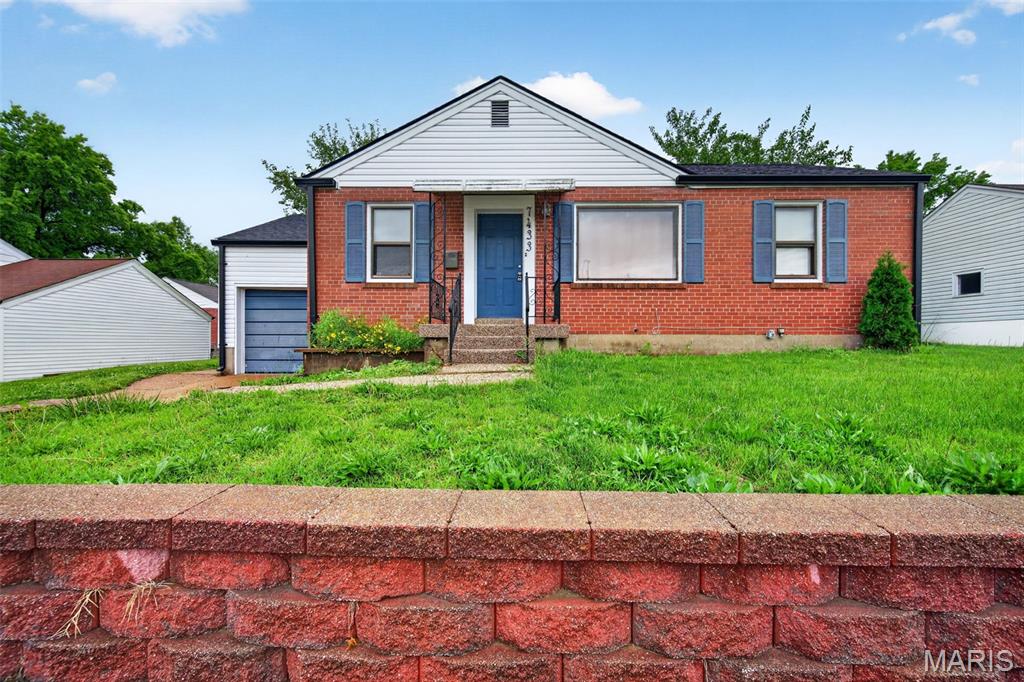 Welcome to 7433 Morgan Ford Road! This bright and inviting 3-bedroom, 1.5-bath home features beautiful wood floors throughout, a finished basement with a custom bar, plus a bonus room with its own half bath-perfect for guests or a home office. Enjoy the large, level back yard with plenty of space to entertain or relax, along with the convenience of an attached one car garage and private driveway. Recent exterior updates include a new roof, gutters, fascia, siding, gutter guards, downspouts, front door frame, and garage door frame offering added curb appeal and peace of mind. Don't miss this opportunity to own in desirable Boulevard Heights!