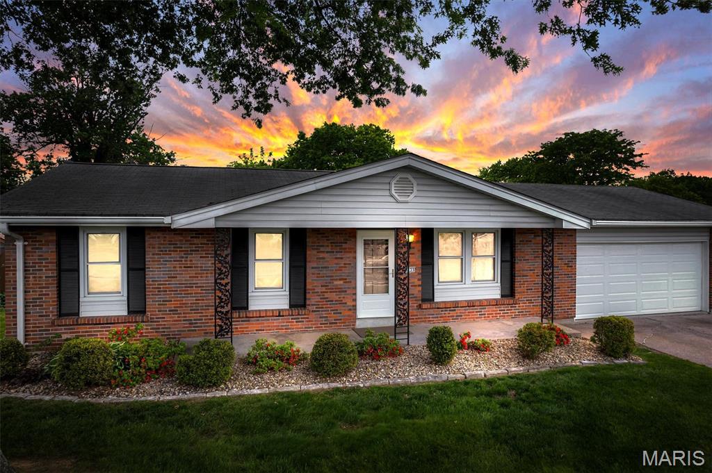 This beautiful home offers the space, updates, and versatility today’s buyers are looking for! Situated on a beautifully landscaped corner lot in Huntmoor Estates, this spacious ranch features 4 bedrooms, 2.5 baths, an oversized 2 car garage, and over 2,000+ sq ft of living space including the finished lower level. 

The updated kitchen is a standout with full slab granite countertops, tiled backsplash, custom cabinetry, induction/electric hybrid cooktop, full size wall oven, breakfast bar, Kenmore appliances including refrigerator and tiled center island opening to the dining area.  The lower part of the pantry has roll out drawers. Floor-to-ceiling custom built-in shelving adds character and functionality, while laminate flooring flows throughout the main level. The primary suite features an updated shower and tile bath, and all main floor bedrooms include Hunter ceiling fans.

The finished lower level offers incredible flexibility with a large family room, 4th bedroom, egress window, half bath, workshop/hobby area, abundant wall of closets with organizers, and additional unfinished storage space with shelving. 

Outside you’ll love the fenced backyard, composite deck, private yard, landscaping, and oversized 2 car garage with driveway with parking for 4 additional vehicles. Updates include newer windows, newer insulated garage door, sump pump, gutter guards, and more. Conveniently located near Jaycee Park, Lindenwood University, and everything St. Charles has to offer! Showings begin at the Open House Saturday, May 16 at 11am - 1pm.