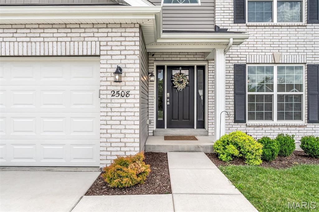 Why wait to build when this beautiful, move-in-ready 2-story home is ready now? Like new WITH a deck, fence, AND patio. No need to wait to build, PLUS the added expense of installing a deck after moving in w/ new construction (Royal II floorplan)... 2508 Chukka Dr. has done the upgrades just in time for you to enjoy summer in your new backyard! This home offers 4 bedrooms, 2.5 baths, and over 2,000 square feet of thoughtfully designed living space, combining modern style with everyday functionality. The open floor plan features durable wood-look flooring throughout the main level, abundant natural light, and a spacious family room perfect for gathering with family and friends.
The kitchen is the heart of the home, boasting quartz countertops, a center island with a breakfast bar, 42-inch cabinetry, stainless steel appliances, a walk-in pantry, and an adjoining breakfast room with sliding glass doors leading to the outdoors. Step onto the expansive composite deck overlooking the fully fenced backyard—ideal for entertaining, relaxing, or letting pets and children play safely. A dedicated pad is already in place for a future hot tub, creating the perfect space for outdoor enjoyment.
A formal dining room provides additional room for hosting guests, while the convenient main-floor laundry and powder room add everyday practicality. Upstairs, the spacious primary suite offers a walk-in closet and private bath featuring double vanities, a walk-in shower, and soaking tub. Three additional bedrooms and a full hall bath provide plenty of space for family, guests, or a home office. The full basement with an egress window and a bath rough-in offers endless opportunities for future finishing and additional living space. Located in desirable Polo Grounds Manors within the Rockwood School District, this home offers the perfect blend of comfort, style, and convenience.