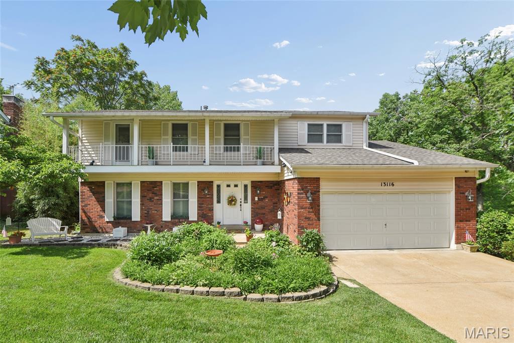 Welcome to this exceptional opportunity in the highly sought-after community of Des Peres! Ideally situated near major highways for effortless commuting, this home is located within the top-rated Parkway South School District and just minutes from scenic parks and the Des Peres Lodge & Recreation Center—offering outstanding amenities and year-round enjoyment. Nestled on a beautifully private lot, the true highlight of this home is the serene screened-in porch, reminiscent of a peaceful treehouse retreat. Surrounded by mature trees and tranquil views, it provides the perfect setting to relax, unwind, and enjoy nature. Inside, you’ll find a spacious and traditional floor plan thoughtfully designed for both comfortable living and entertaining. The main level features two inviting living areas, a formal dining room, and a bright breakfast room adjacent to the updated kitchen, which showcases abundant white cabinetry and excellent functionality. Upstairs, four generously sized bedrooms offer plenty of space for everyone, along with ample storage, including multiple walk-in closets. The primary suite features its own walk-in closet, a private bathroom, and direct access to a covered front-facing deck—an ideal spot to enjoy a quiet morning or evening. The finished lower level provides even more living space, complete with a large recreation room, spacious laundry area, half bath, and abundant storage options. Lovingly maintained throughout the years, this home blends timeless appeal with an incredible opportunity to personalize—all while enjoying the space, comfort, and lifestyle that Des Peres has to offer.