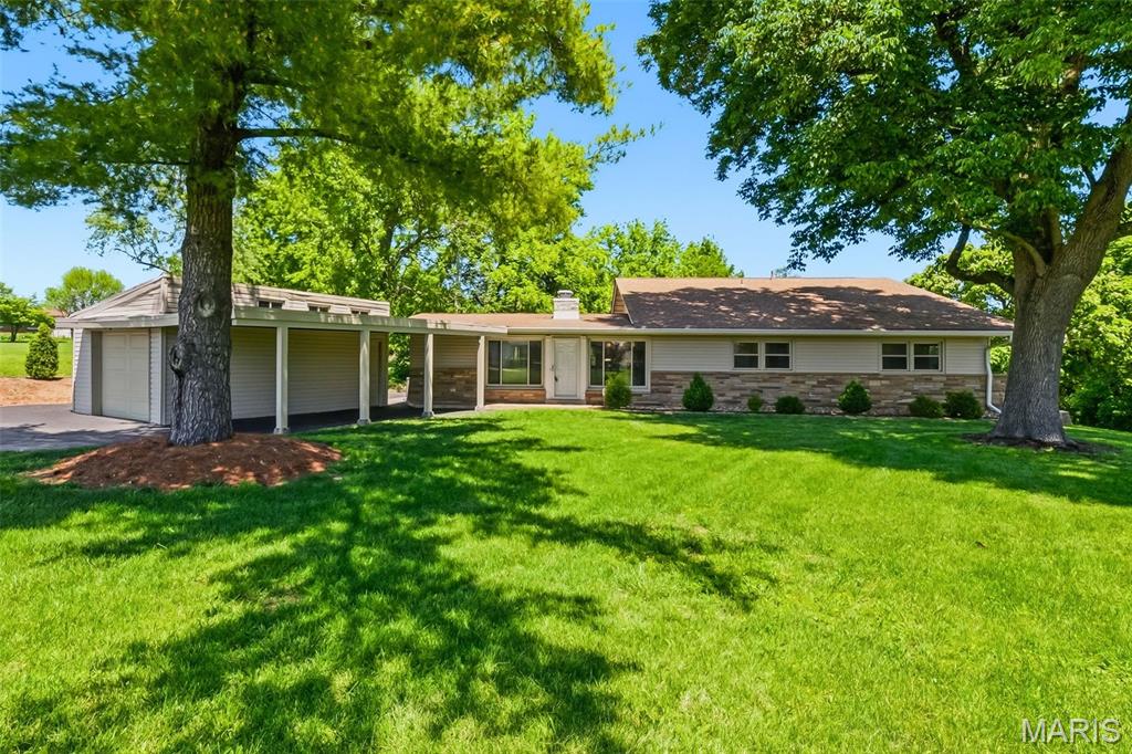 WOW! This truly one-of-a-kind property has already passed the City of Bridgeton occupancy inspection and is completely move-in ready for its new owner! Situated on 1.27+/- open acres, this incredible property offers the perfect blend of space, functionality, and versatility. Featuring an in-law suite that can also serve as a spacious main-floor primary suite, plus 3 garages with room for up to 5 vehicles, there’s no shortage of room here! Step outside and enjoy the full backyard fire pit area, perfect for entertaining or relaxing on summer and fall evenings.
WOW! This truly one-of-a-kind property has already passed the City of Bridgeton occupancy inspection and is completely move-in ready for its new owner! Situated on 1.27+/- open acres, this incredible property offers the perfect blend of space, functionality, and versatility. Featuring an in-law suite that can also serve as a spacious main-floor primary suite, plus 3 garages with room for up to 5 vehicles, there’s no shortage of room here! Step outside and enjoy the full backyard fire pit area, perfect for entertaining or relaxing on summer and fall evenings.
From the moment you walk inside, you’ll fall in love with the inviting open floor plan. The cozy family room with a fireplace flows seamlessly into the spacious updated kitchen and dining area, creating the perfect setup for both everyday living and entertaining. The updated kitchen features granite countertops, 36" maple cabinets, large walk-in pantry, a center island, and a charming coffee bar area. The refrigerator and stainless steel appliances stay with the home! Down the hall, you’ll find 3 of the 4 spacious bedrooms. Tucked away at the back of the home for added privacy is the incredible in-law suite/primary suite retreat, complete with its own kitchen, laundry area, full-size family room with a gas fireplace, spacious bedroom with a large walk-in closet, and an attached full bathroom! Next to the private suite is a room that is perfect for a sun room with boasting of natural light or a private office space. The partially finished basement offers the perfect blend of additional entertaining space and ample storage as-well as a half bathroom and the attached 2-car garage. Step outside from the kitchen area onto the large back patio and enjoy peaceful mornings overlooking your own private paradise, all while being just minutes from shopping, dining, highways, airport, and everyday conveniences! Toward the back of the property, you’ll find a detached 2-car garage with full electrical 40amp service, making it the perfect space for a workshop, additional storage, or a place to keep your classic cars tucked away until it’s time to show them off. he front of the property features an additional detached 1-car garage along with a covered carport, providing even more parking, storage, and convenience so you’ll never run out of space for vehicles, guests, or recreational toys! Opportunities like this don’t come around often — don’t miss your chance to own this truly one-of-a-kind property!