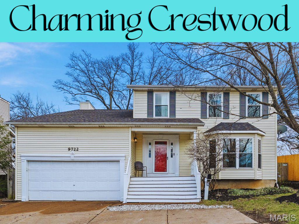 HUGE REDUCTION! Come get your Steal of a DEAL! Beautiful Crestwood Home in the Lindbergh School District- Back on market through no fault of seller – A Must See!
This beautiful Crestwood gem is a MUST SEE! Located in the highly sought-after Lindbergh School District and conveniently situated for easy access to all that St. Louis has to offer, this 4-bedroom, 2.5-bath home checks every box for today’s buyers.

From the moment you arrive, the charming front porch welcomes you into a sophisticated entryway with updated lighting. The grand living room features a beautiful bay window, stylish barn doors, and recessed lighting, creating a warm and inviting space. The elegant formal dining room, highlighted by a stunning chandelier, is perfect for hosting memorable meals and gatherings.

The updated kitchen is designed for both function and style, offering abundant cabinetry, dazzling granite countertops, a striking backsplash, new lighting, and stainless steel appliances that all stay. Just beyond, the expansive family room invites you to relax with views of the large backyard, a cozy wood-burning fireplace, and custom built-ins. Gorgeous hardwood floors flow throughout the home, adding timeless appeal.

Step outside to the level, fenced backyard—ideal for grilling, relaxing, and entertaining—with a patio and beautifully manicured landscaping. Enjoy the oversized garage with ELECTRIC Car outlet!

Upstairs, the impressive primary suite features vaulted ceilings, double closets, and a spacious attached bath complete with an oversized shower, elegant fixtures, and a double vanity. Three additional generously sized bedrooms offer plenty of space, including one with double closets, and all are filled with natural sunlight and hardwood flooring.

The basement provides fantastic additional living space & loads of possibilities- perfect for a kids’ play area, recreation room, or hobby space, along with a small office and plenty of storage with room to expand.

With stylish updates, generous living spaces, a spacious lot, and thoughtful design throughout, this home truly delivers comfort and ease of ownership. The family room TV and all appliances are included.

Come experience everything the desirable Crestwood community has to offer and discover a home designed for everyday living and lasting enjoyment!