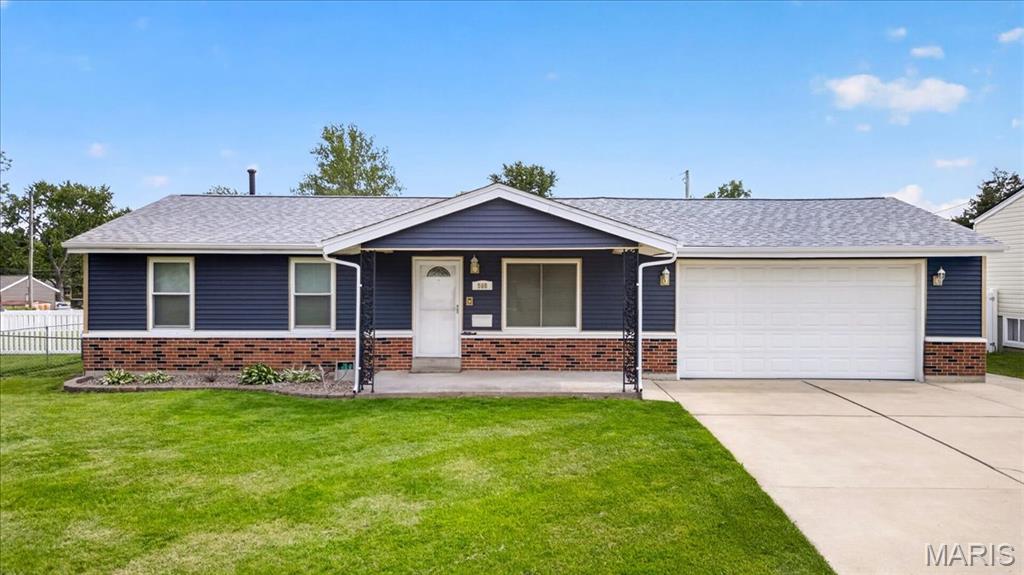 Beautifully maintained 3-bedroom, 2.5-bath residence located within the highly desirable Fort Zumwalt School District. This move-in ready home offers an ideal blend of comfort, functionality, and tasteful updates throughout. Abundant natural light fills the home through numerous windows, creating a bright and inviting atmosphere. The eat-in kitchen features custom cabinetry, stainless steel appliances, and direct access to a spacious 4-season room overlooking the large, level, fully fenced backyard perfect for year-round enjoyment and entertaining. The main level includes a generously sized primary bedroom with private half bath, two additional bedrooms, and a full hall bath. The finished lower level expands the living space with a large recreation room, additional sleeping area, full bath, and ample storage, offering flexibility for guests, a home office, or entertainment space. Additional amenities include a 2-car garage, and expansive backyard. A wonderful opportunity to own a thoughtfully updated home in a prime location with exceptional indoor and outdoor living spaces.